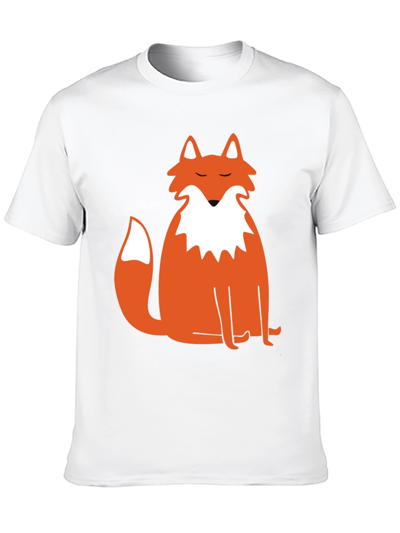 Mens Black Fox Graphic Tee