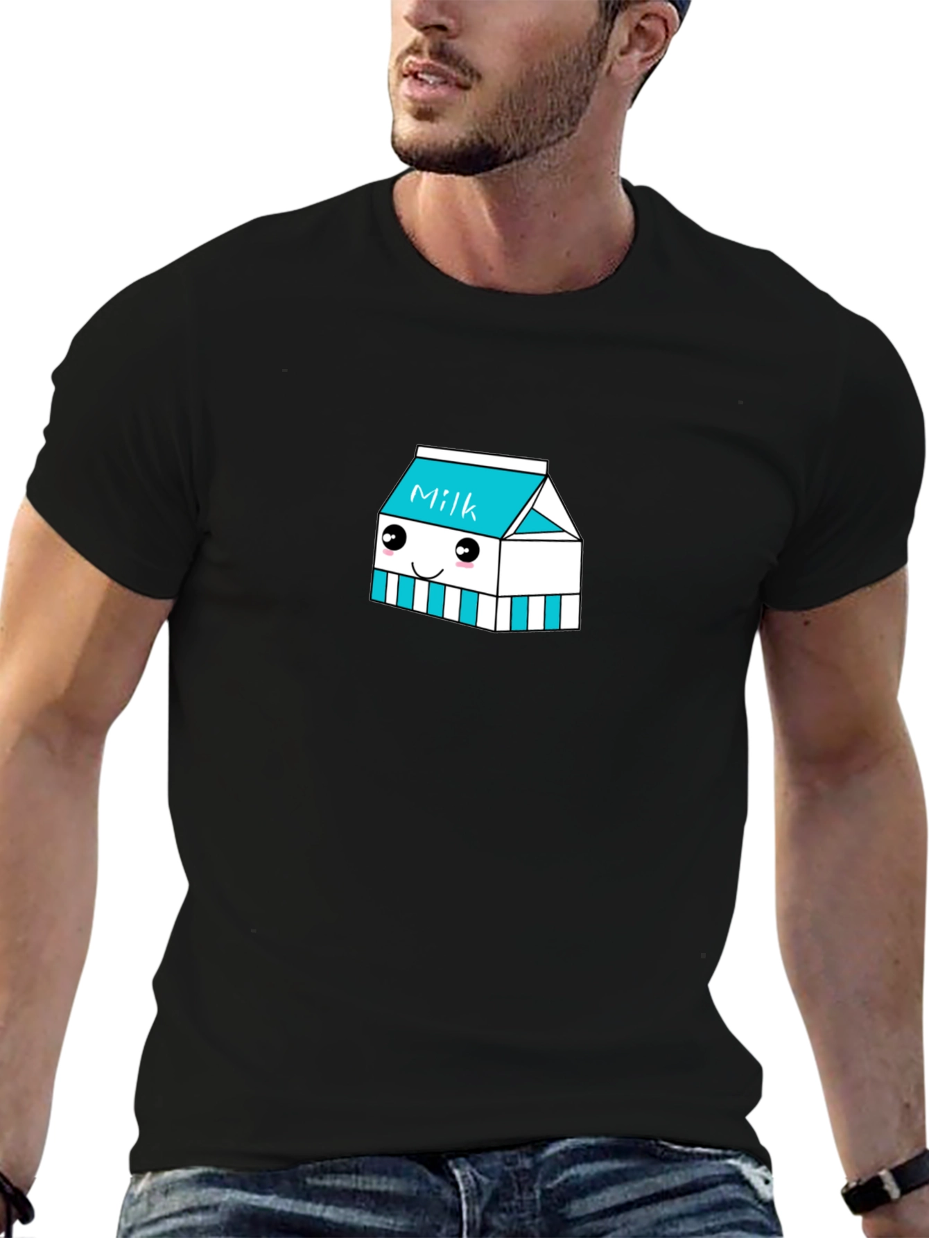 Kawaii Milk Carton Graphic Tee
