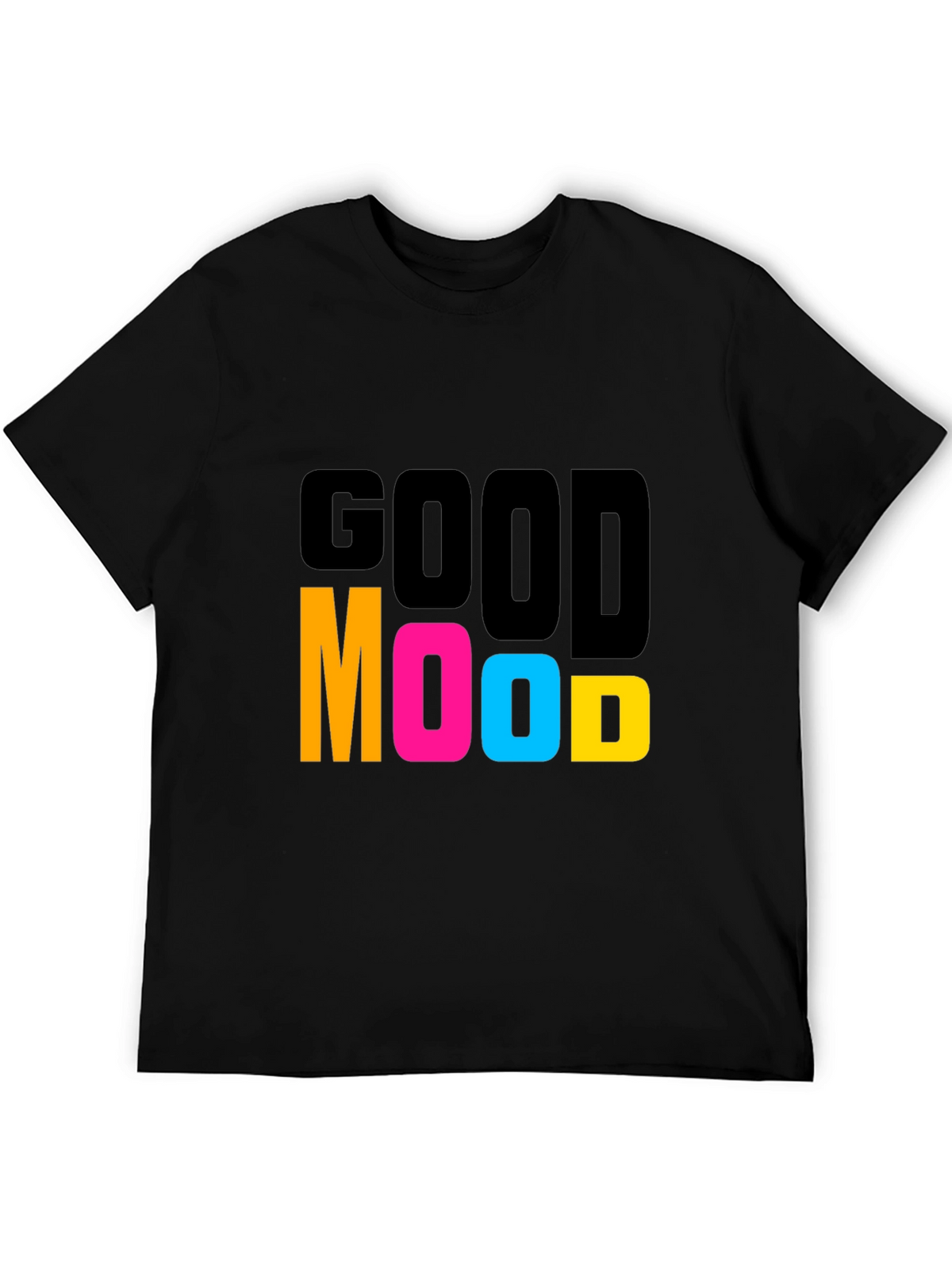 Good Mood Graphic T-Shirt - Black