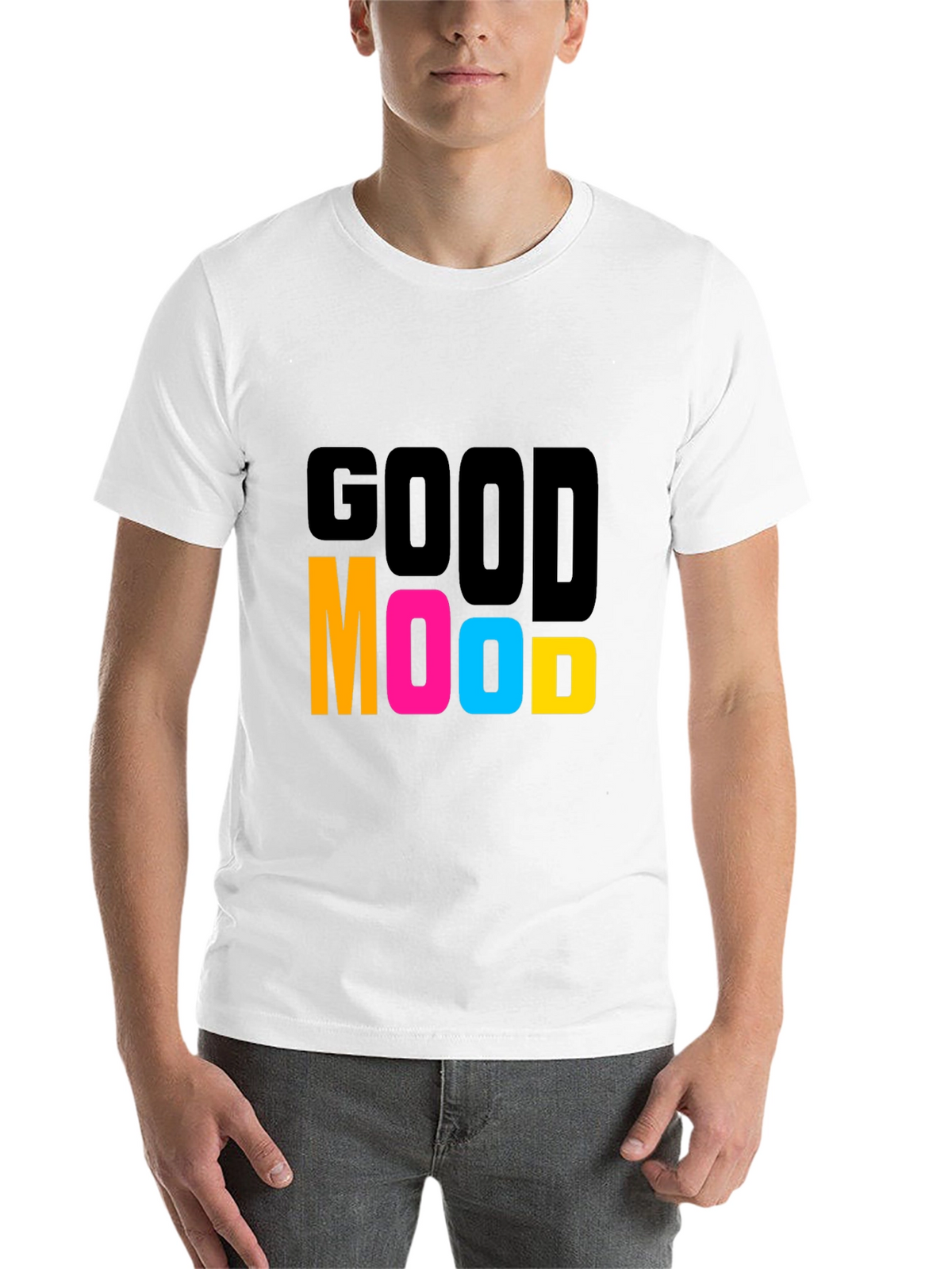 Good Mood Graphic T-Shirt - Black