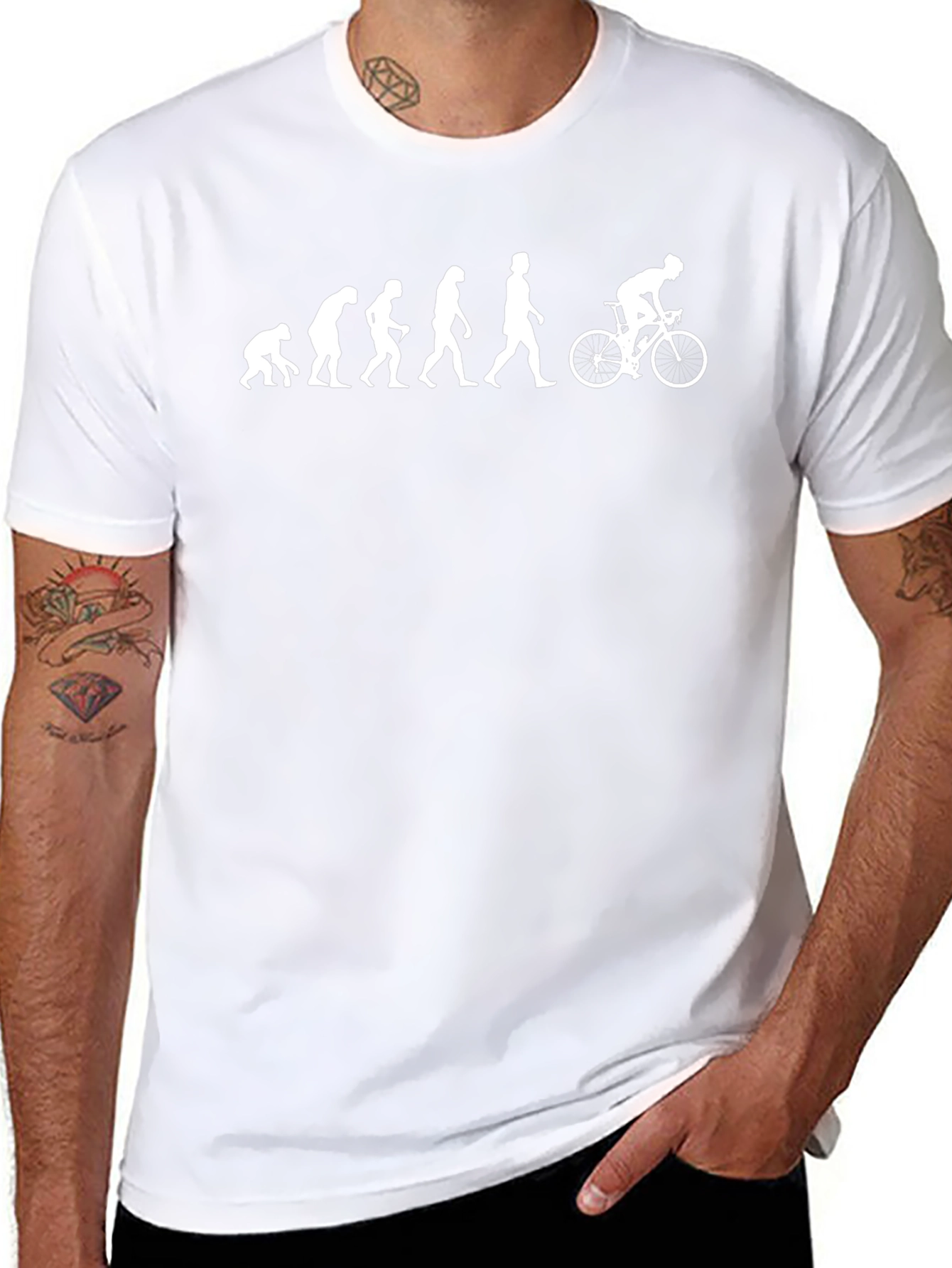 Evolution of a Cyclist T-Shirt