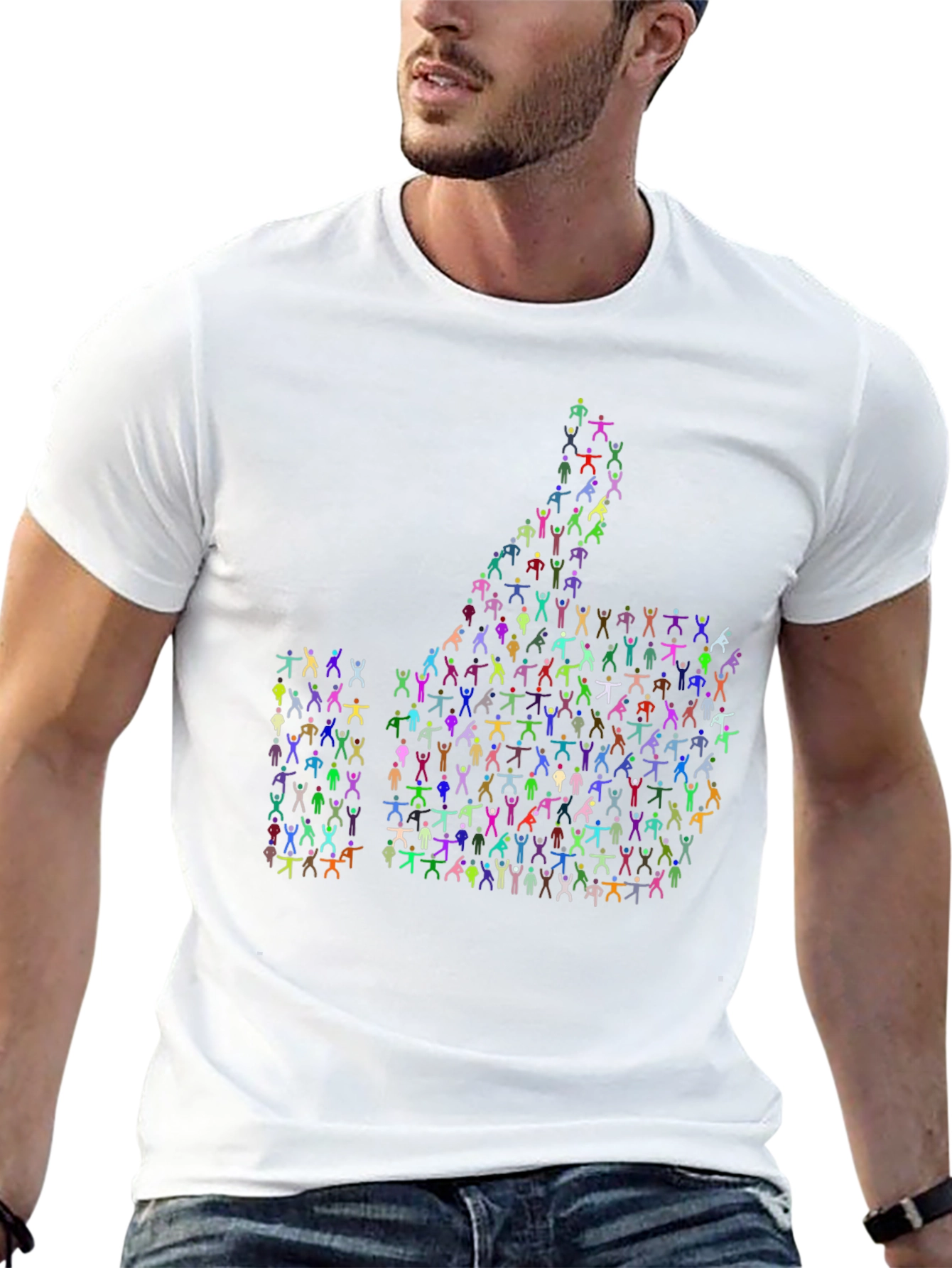 Thumbs Up Graphic T-Shirt