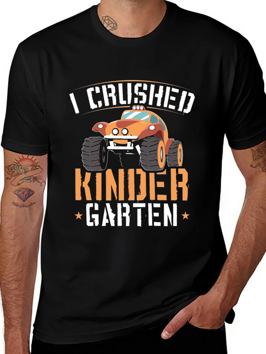 Crushed Kindergarten Monster Truck T-Shirt