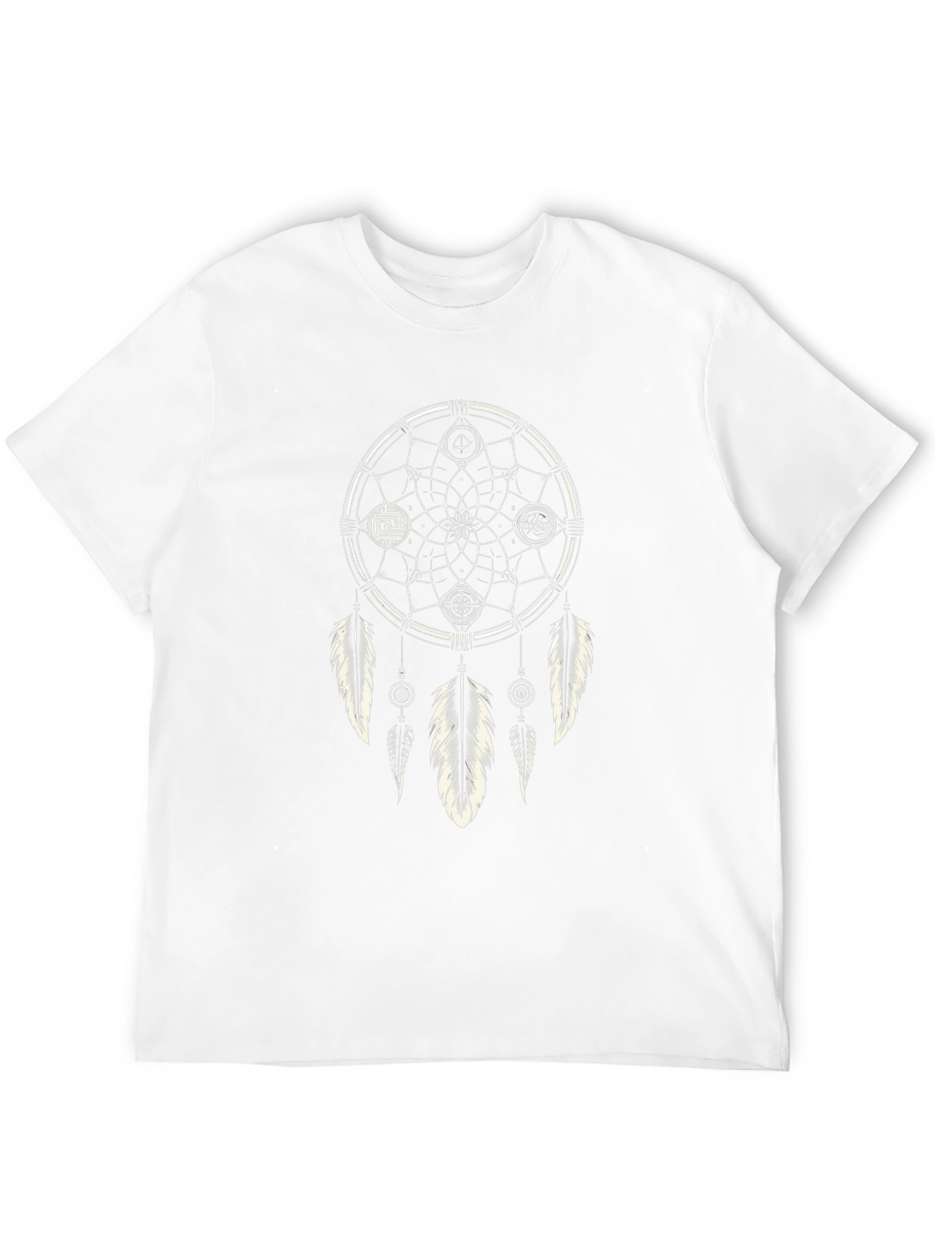 Dreamcatcher Graphic Tee - Stylish Black Cotton T-Shirt