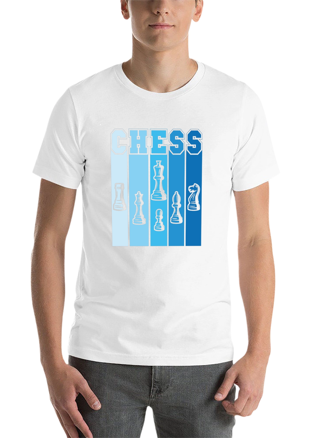 Chess Piece Graphic Tee - Stylish Casual Wear