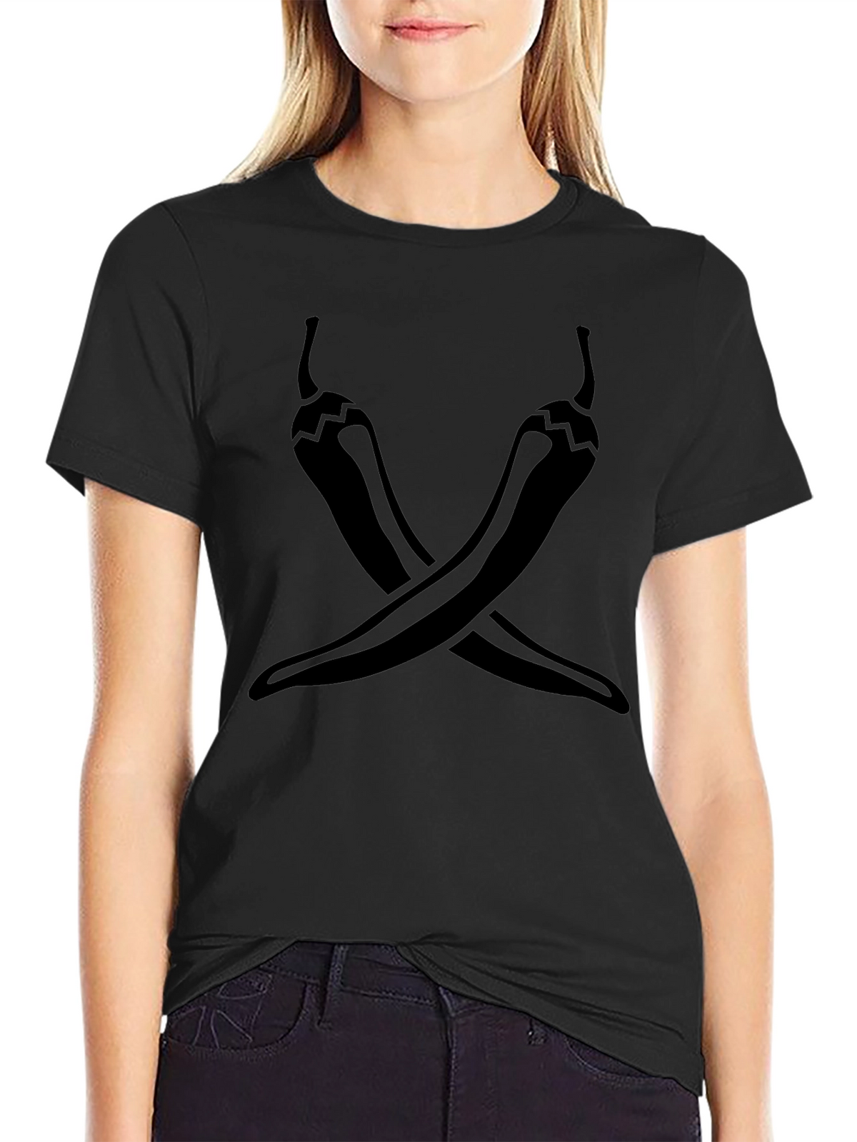 Chili Pepper Graphic Tee - Unisex Black T-Shirt
