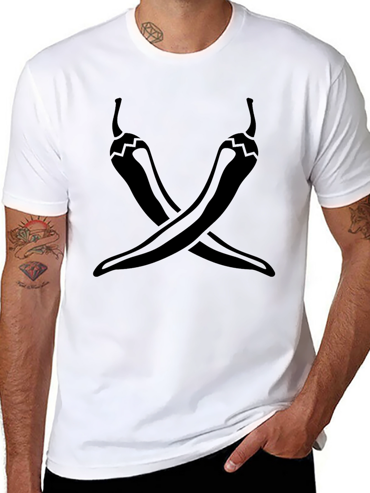 Chili Pepper Graphic Tee - Unisex Black T-Shirt