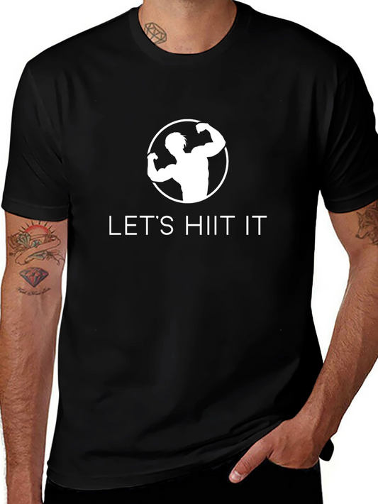 Lets HIIT It Fitness T-Shirt - Black