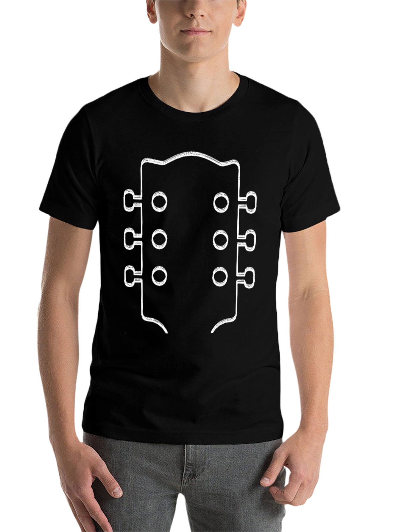 Guitar Headstock Graphic T-Shirt
