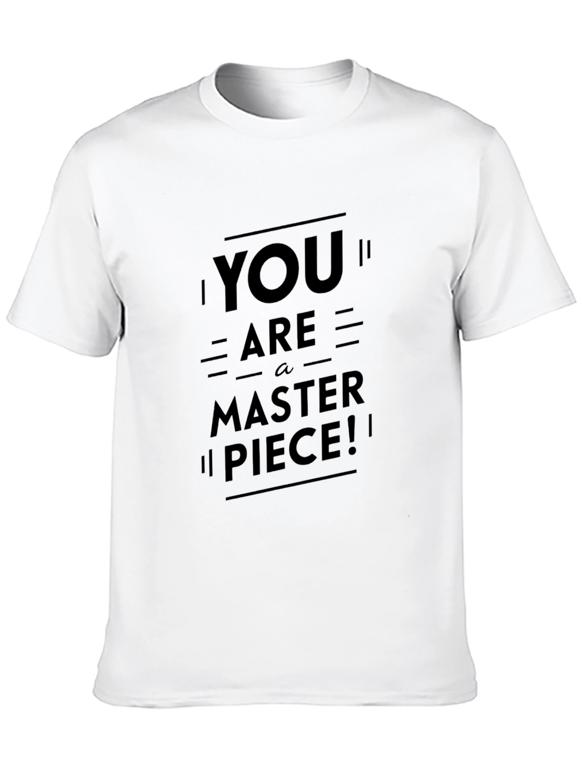You Are A Masterpiece Black Graphic Tee