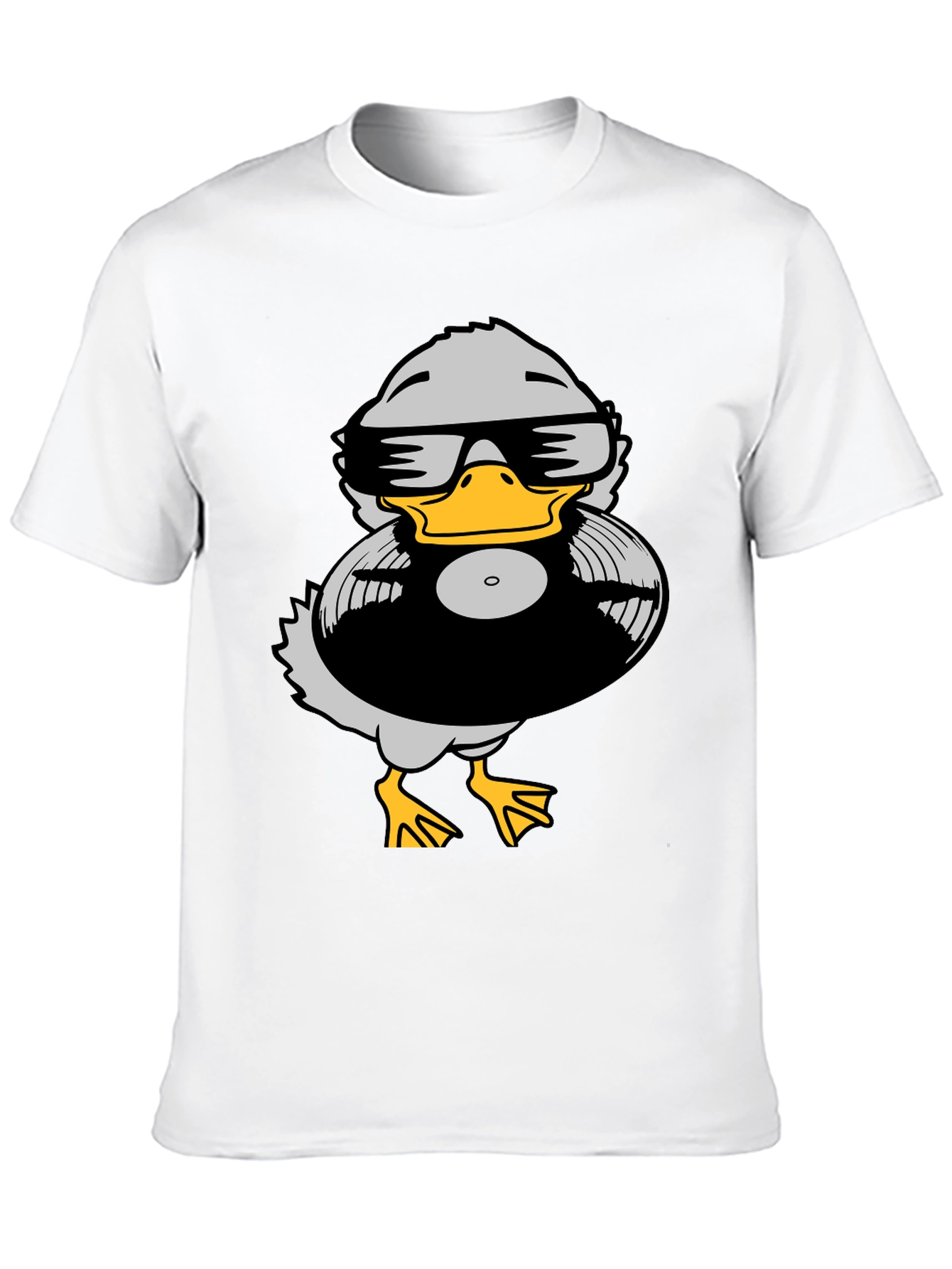 Duck DJ Graphic Tee - Black