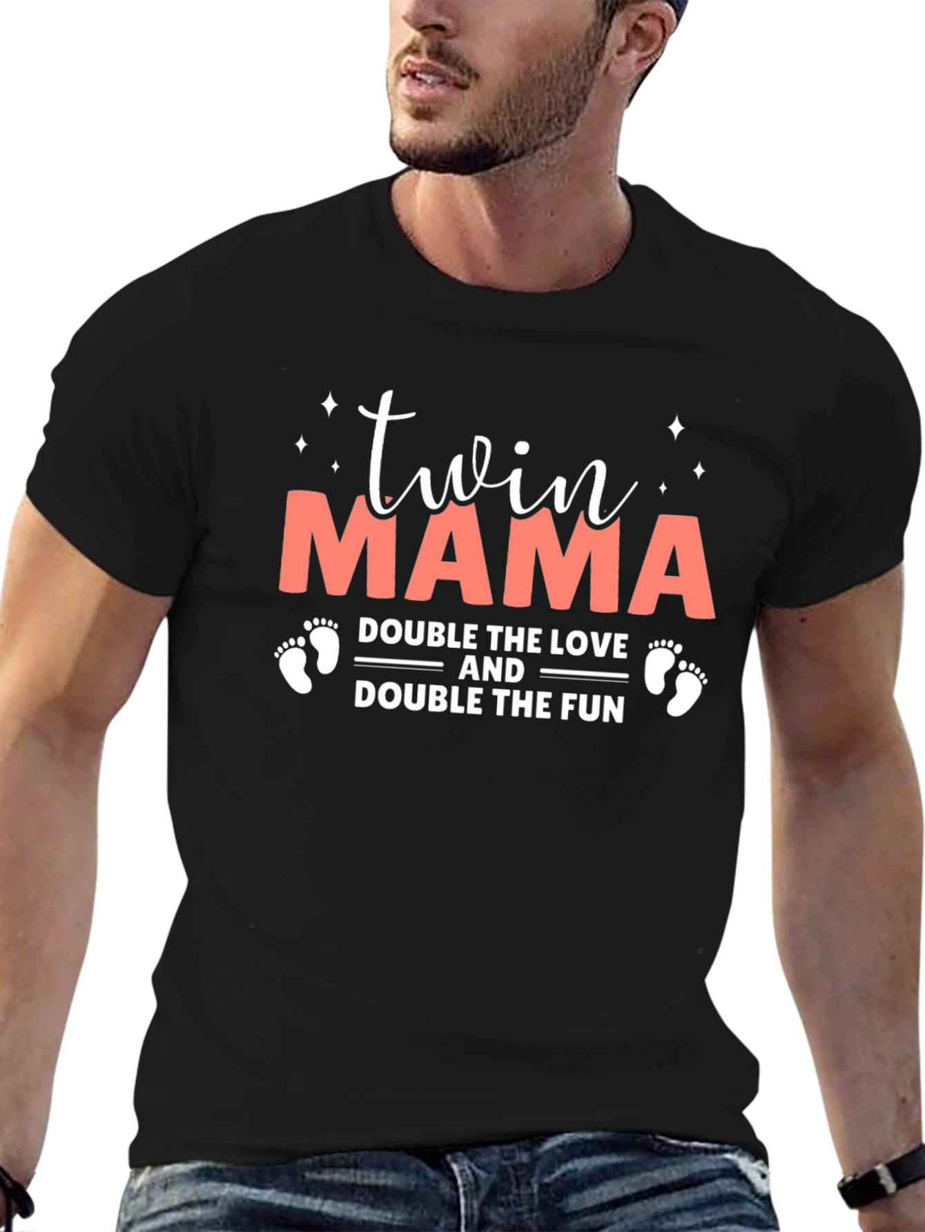 Twin Mama T-Shirt: Double the Love and Fun!