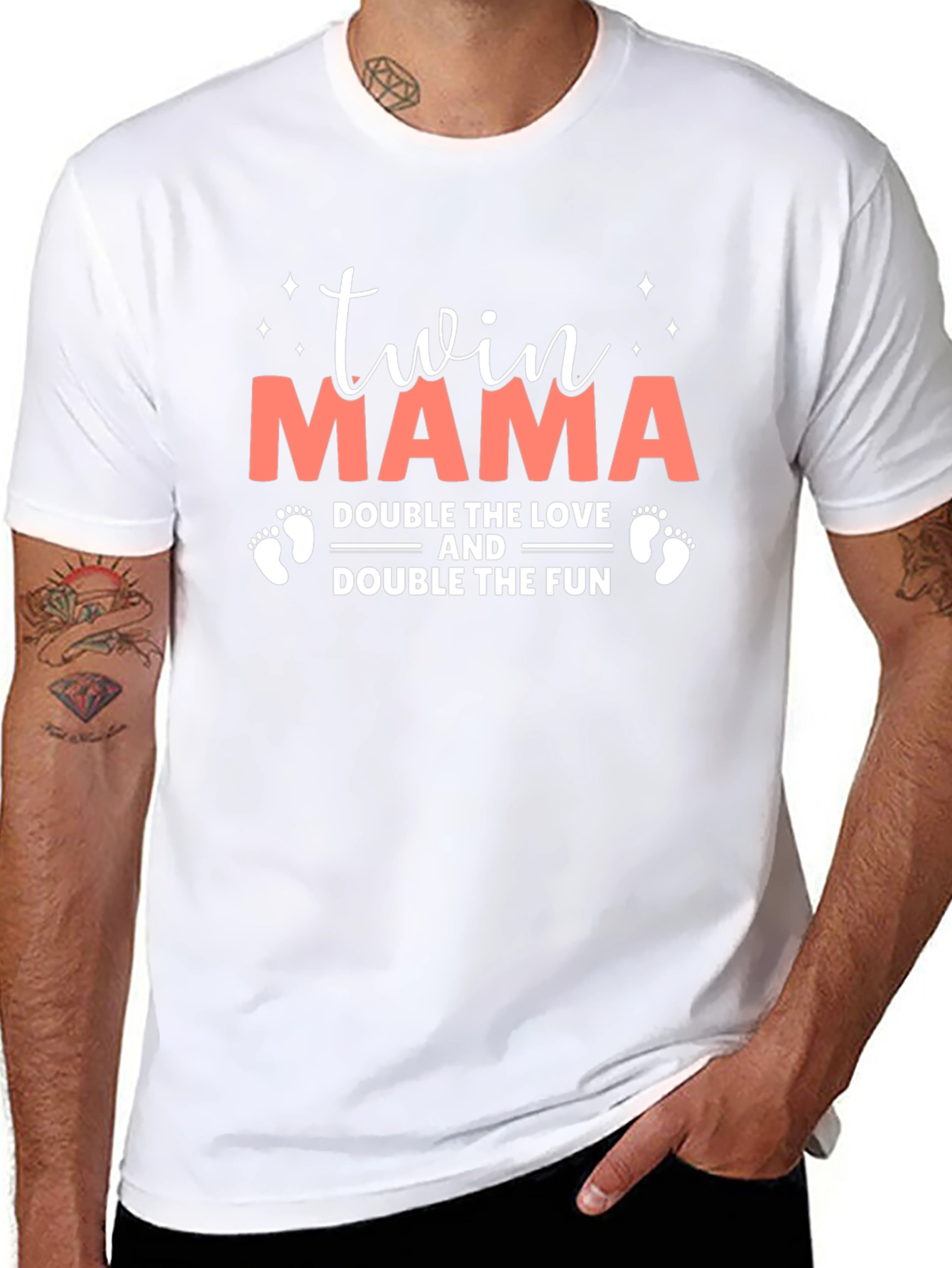 Twin Mama T-Shirt: Double the Love and Fun!
