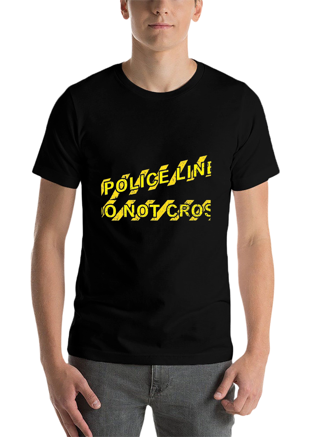 Police Line Do Not Cross Novelty T-Shirt