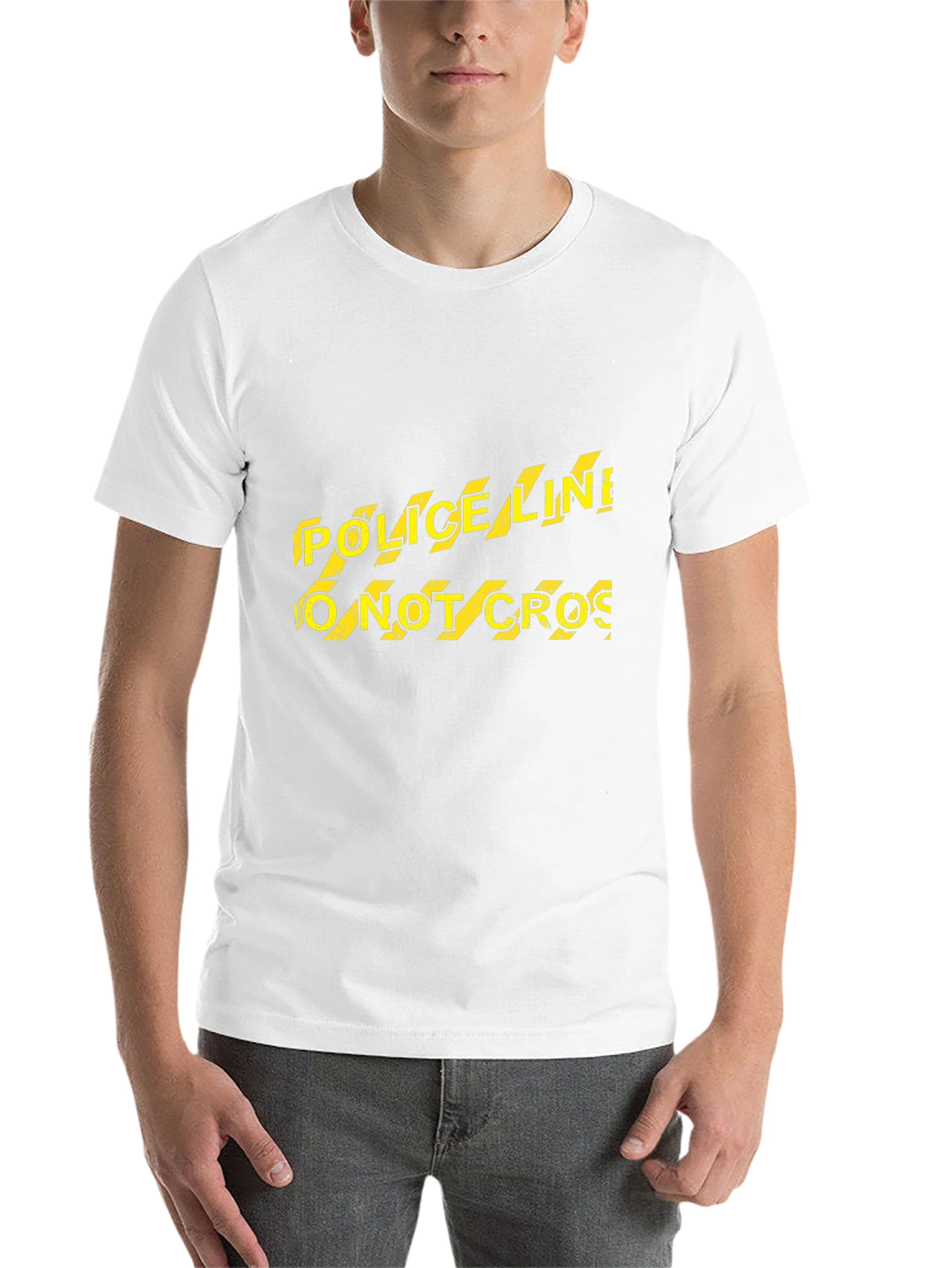 Police Line Do Not Cross Novelty T-Shirt