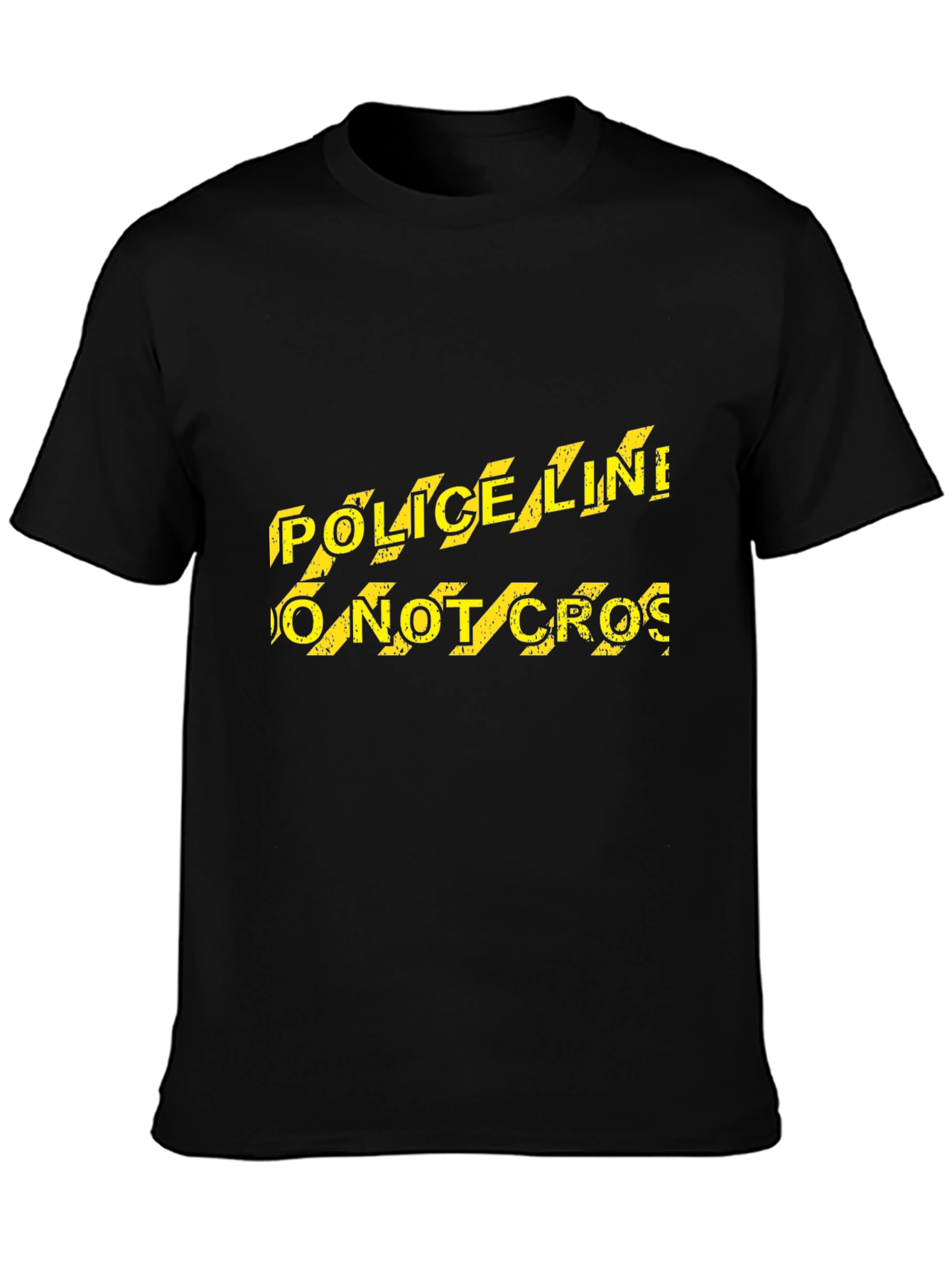 Police Line Do Not Cross Novelty T-Shirt