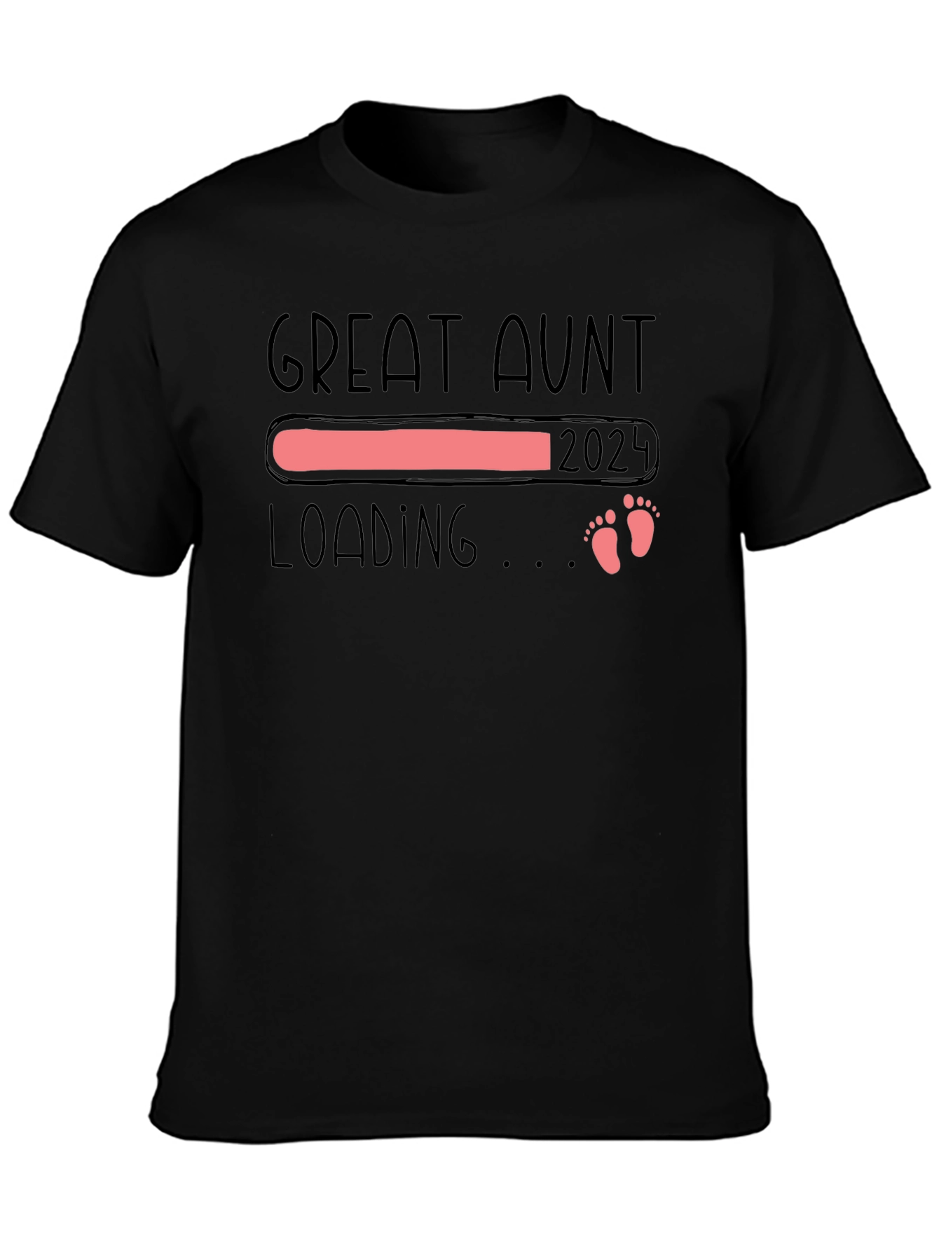 Great Aunt Loading 2024 T-Shirt - Pregnancy Reveal Tee