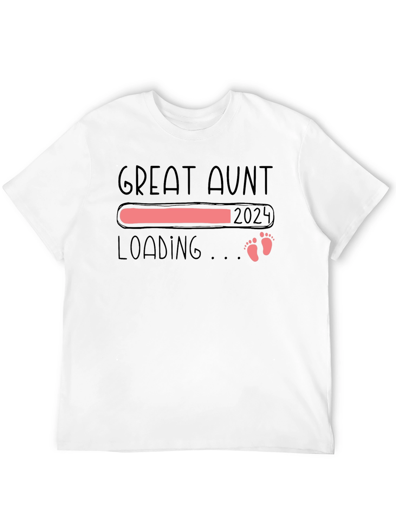 Great Aunt Loading 2024 T-Shirt - Pregnancy Reveal Tee