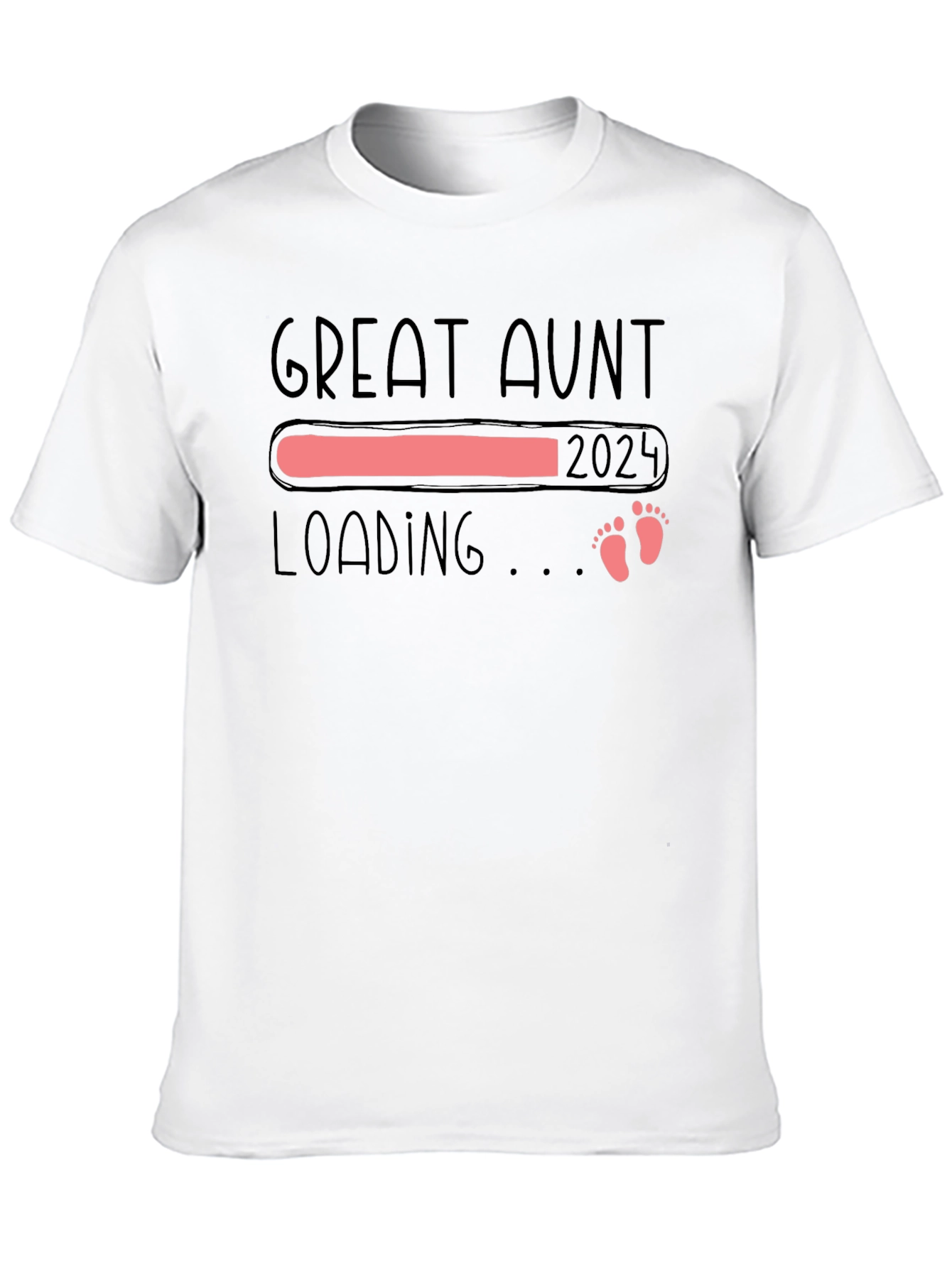 Great Aunt Loading 2024 T-Shirt - Pregnancy Reveal Tee