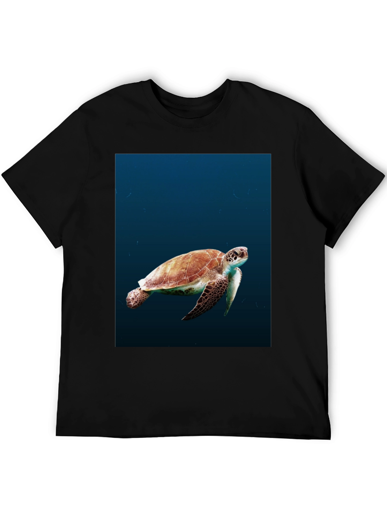 Sea Turtle Graphic Black T-Shirt