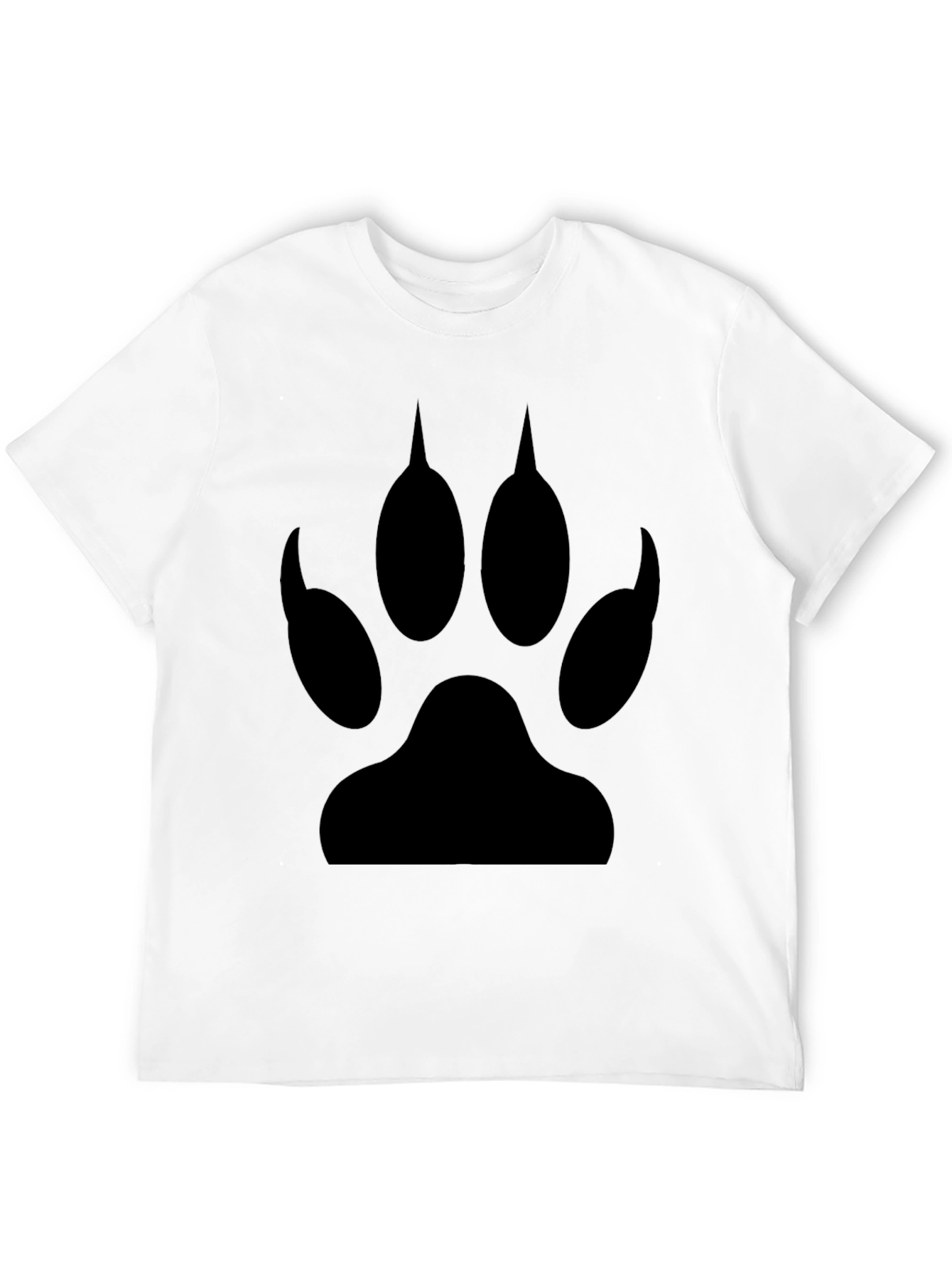 Black Paw Print T-Shirt