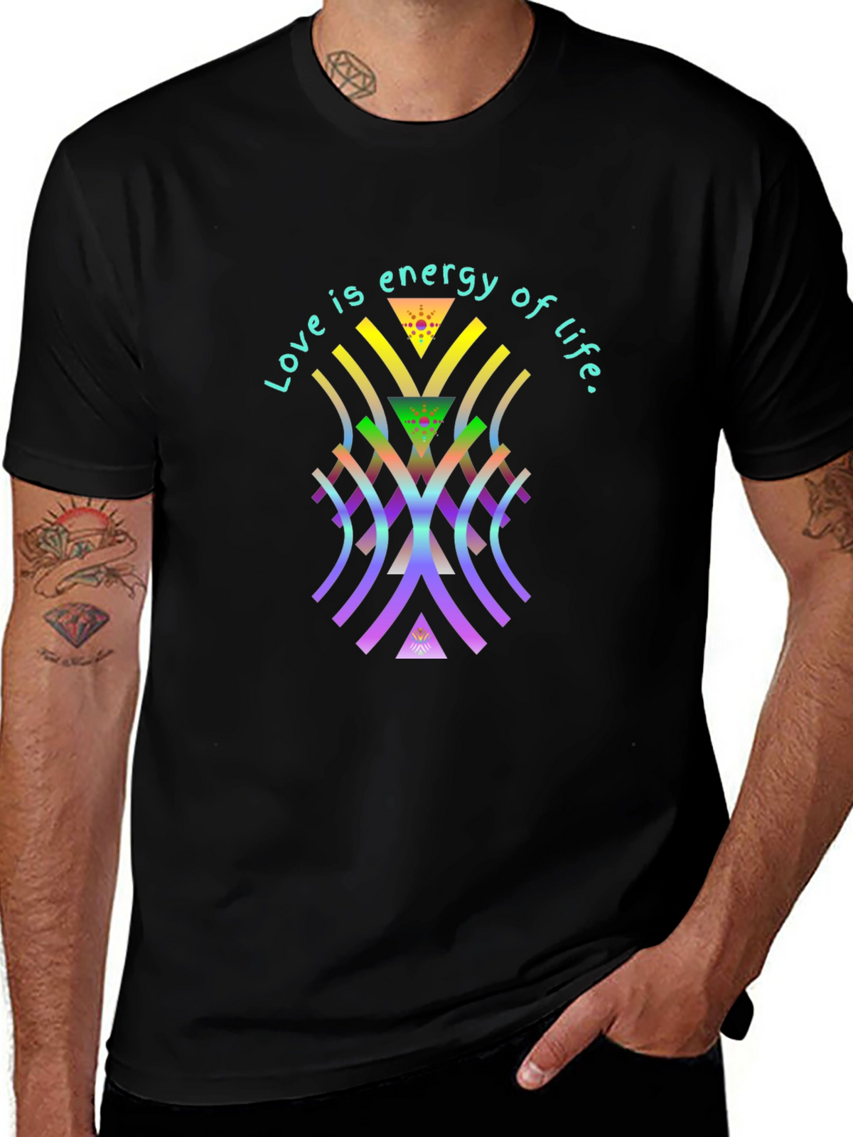 Love is Energy T-Shirt - Abstract Graphic Tee