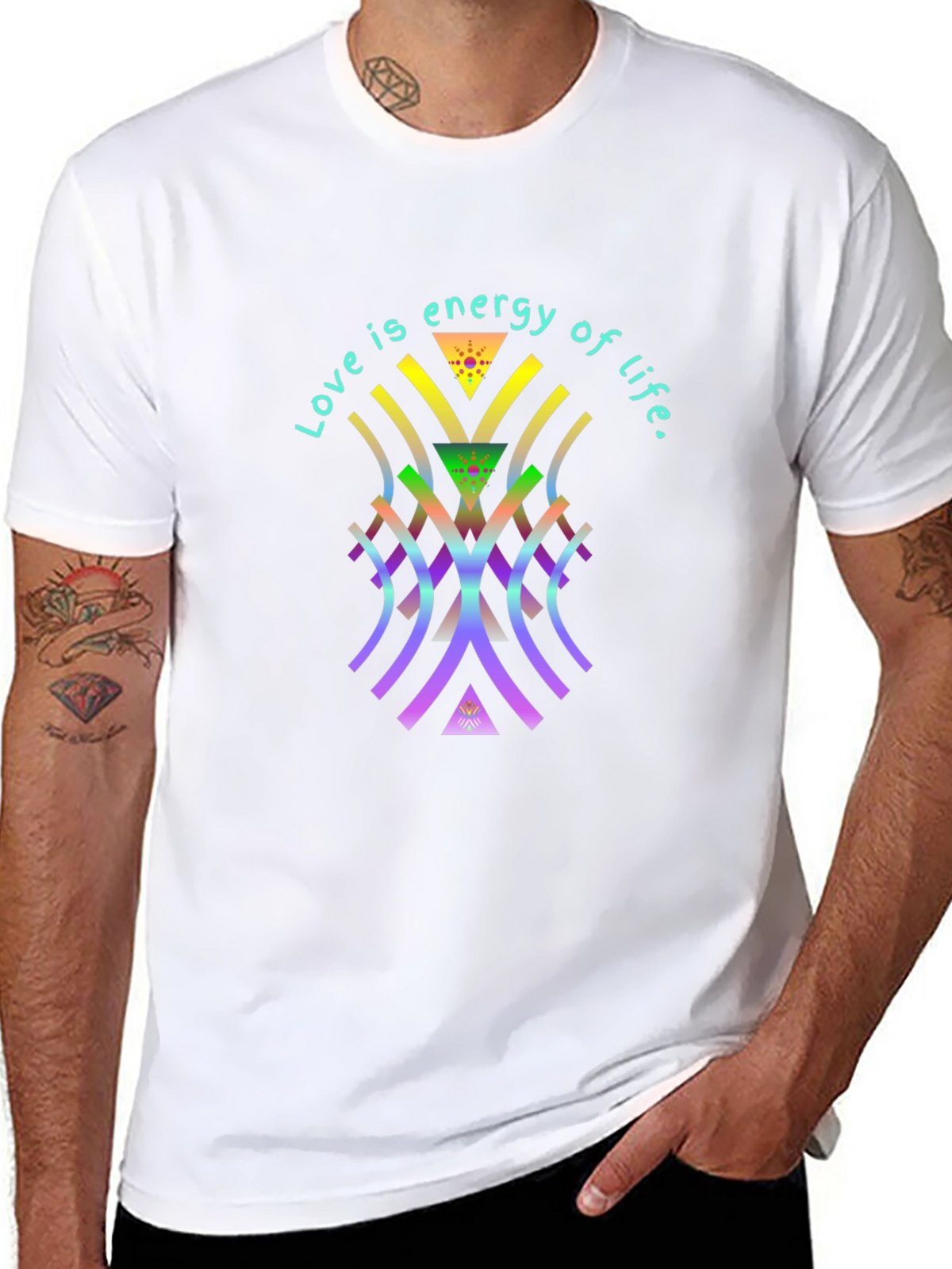 Love is Energy T-Shirt - Abstract Graphic Tee