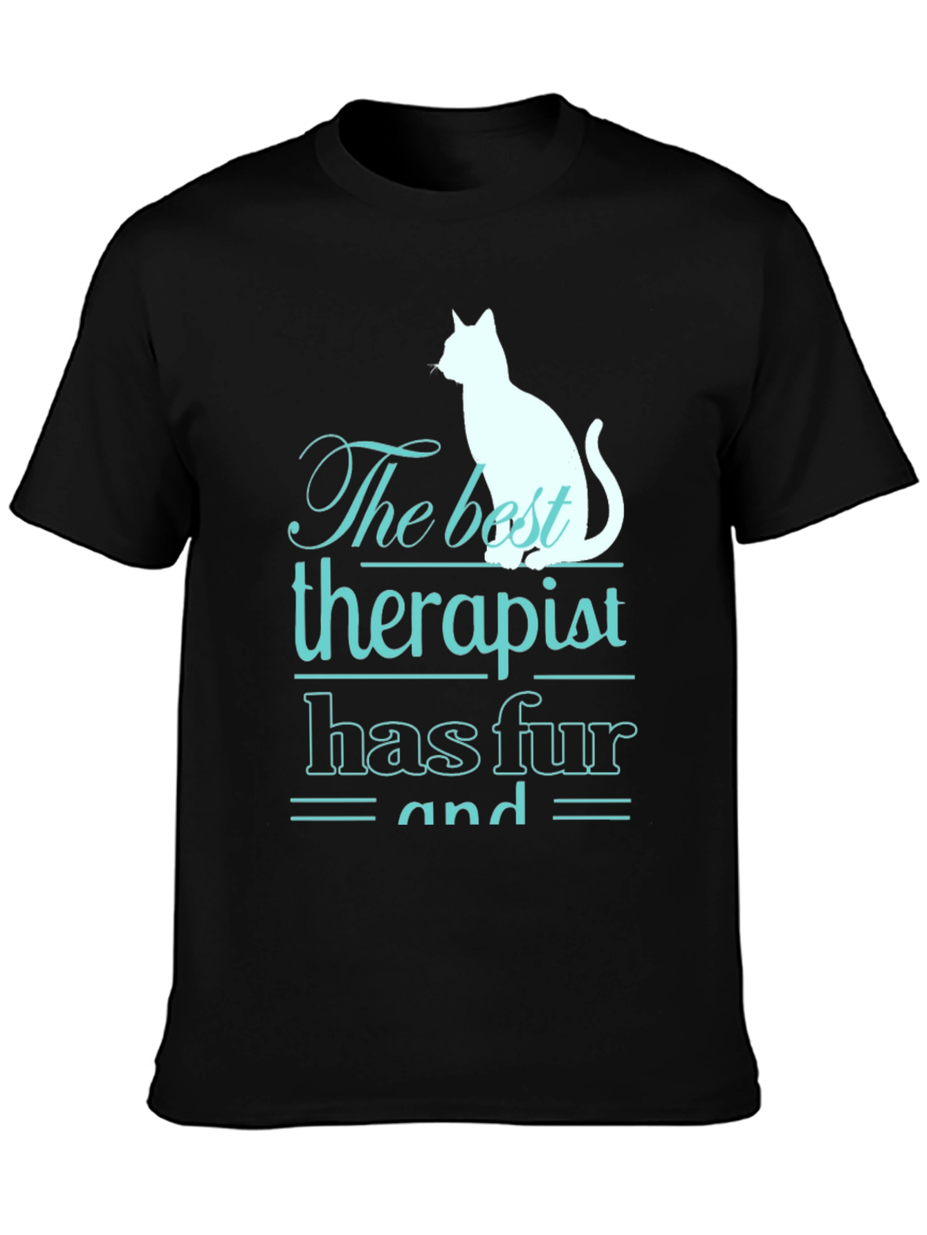Cat Therapist T-Shirt - Funny Pet Lover Tee