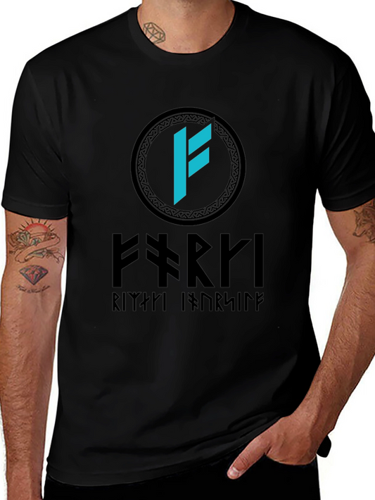 Viking Rune T-Shirt - Nordic Symbol Graphic Tee