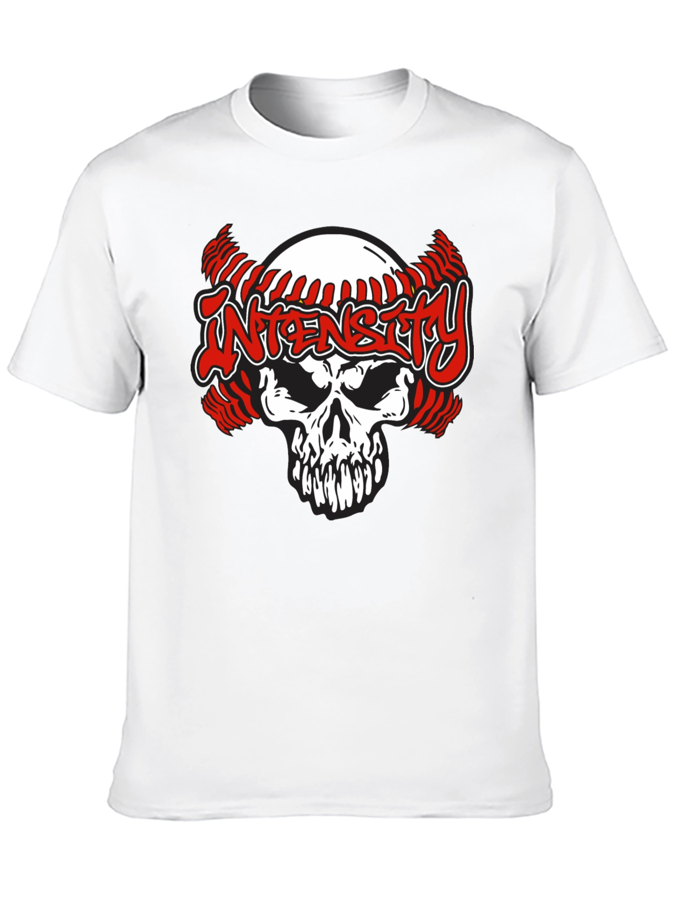 Intensity Skull Baseball T-Shirt