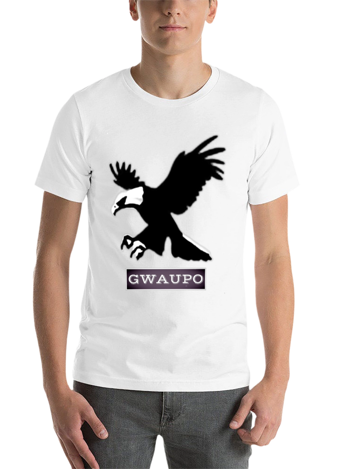 Gwaupo Eagle Graphic Tee - Black