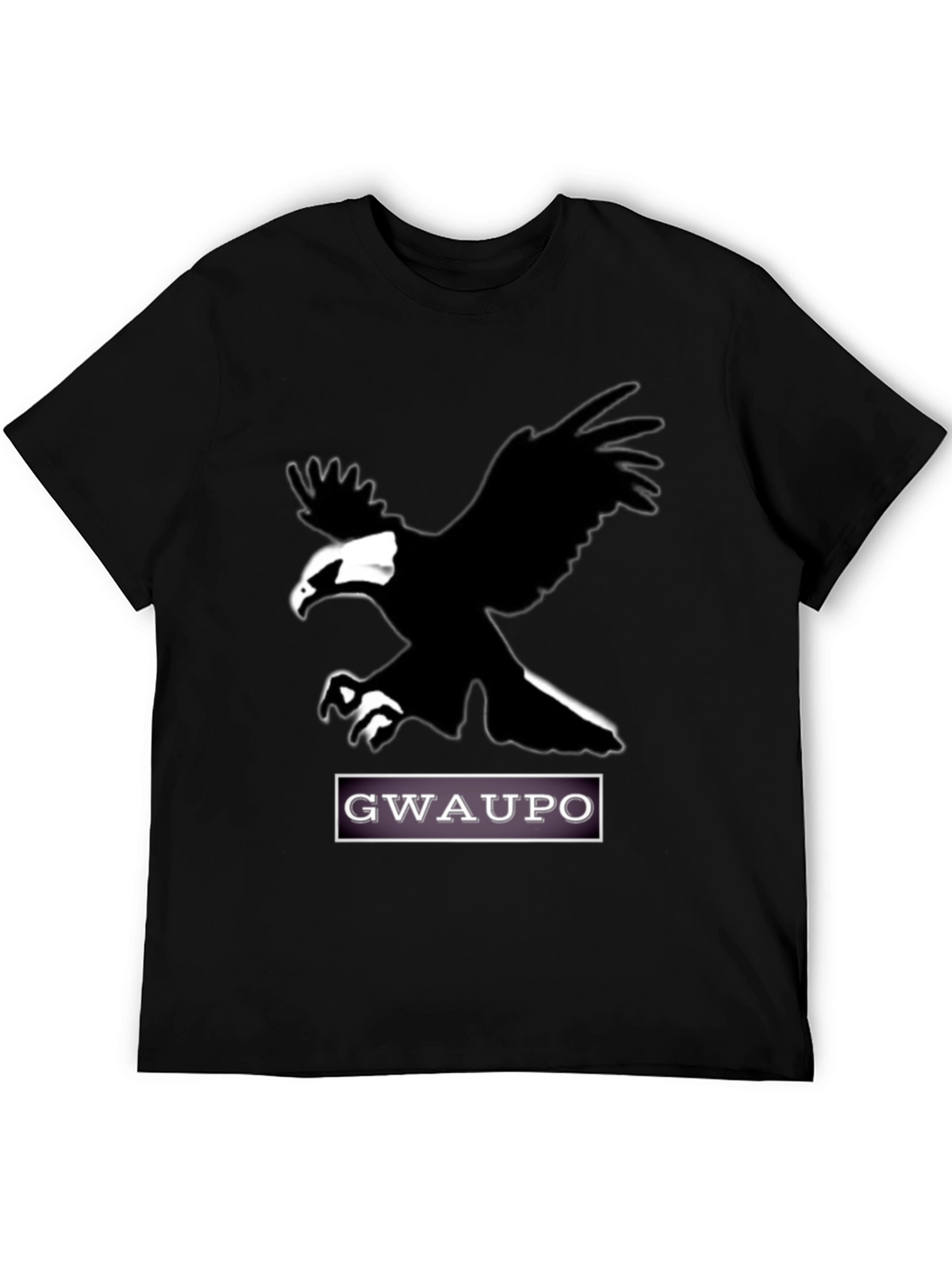 Gwaupo Eagle Graphic Tee - Black