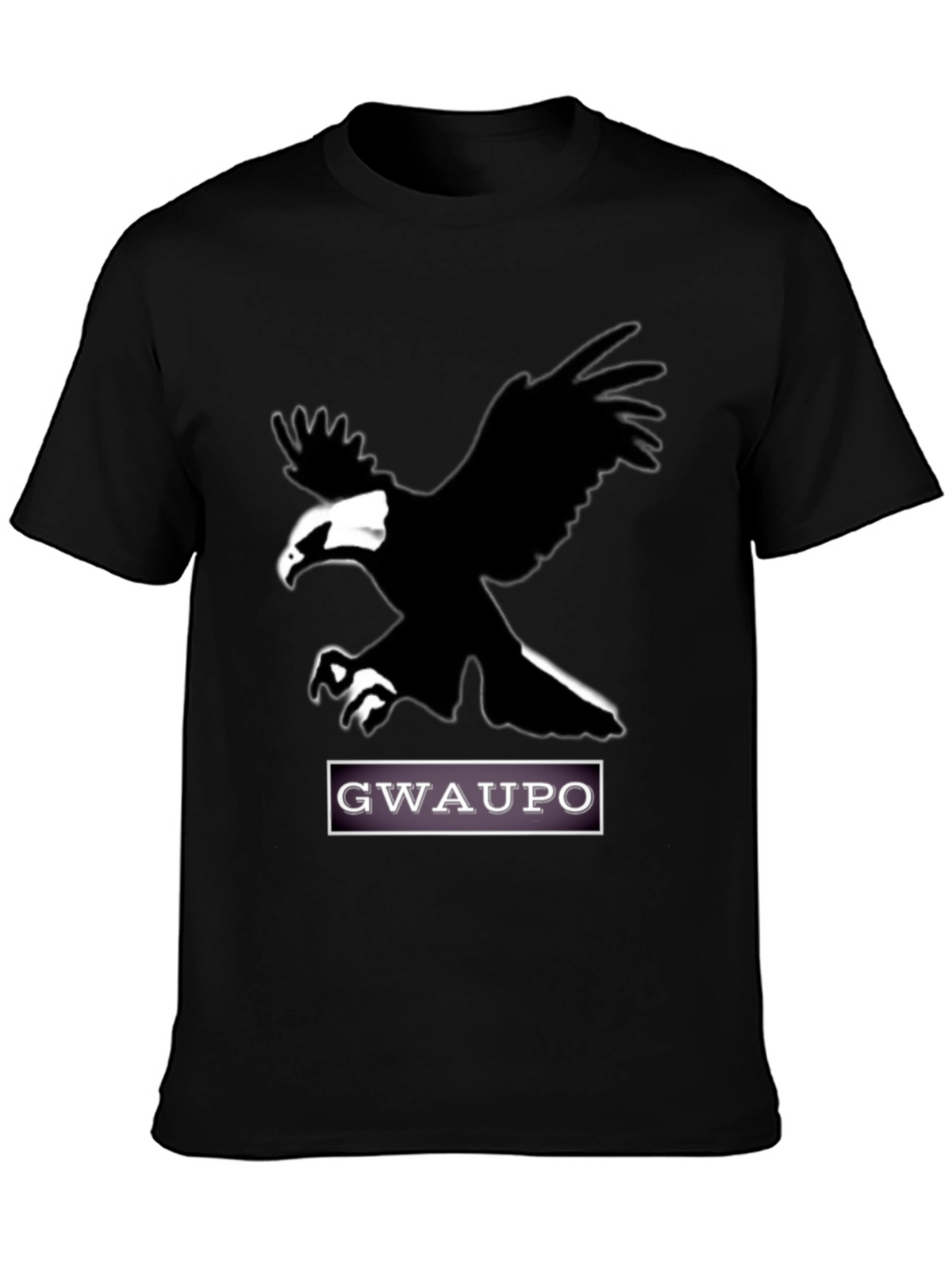 Gwaupo Eagle Graphic Tee - Black