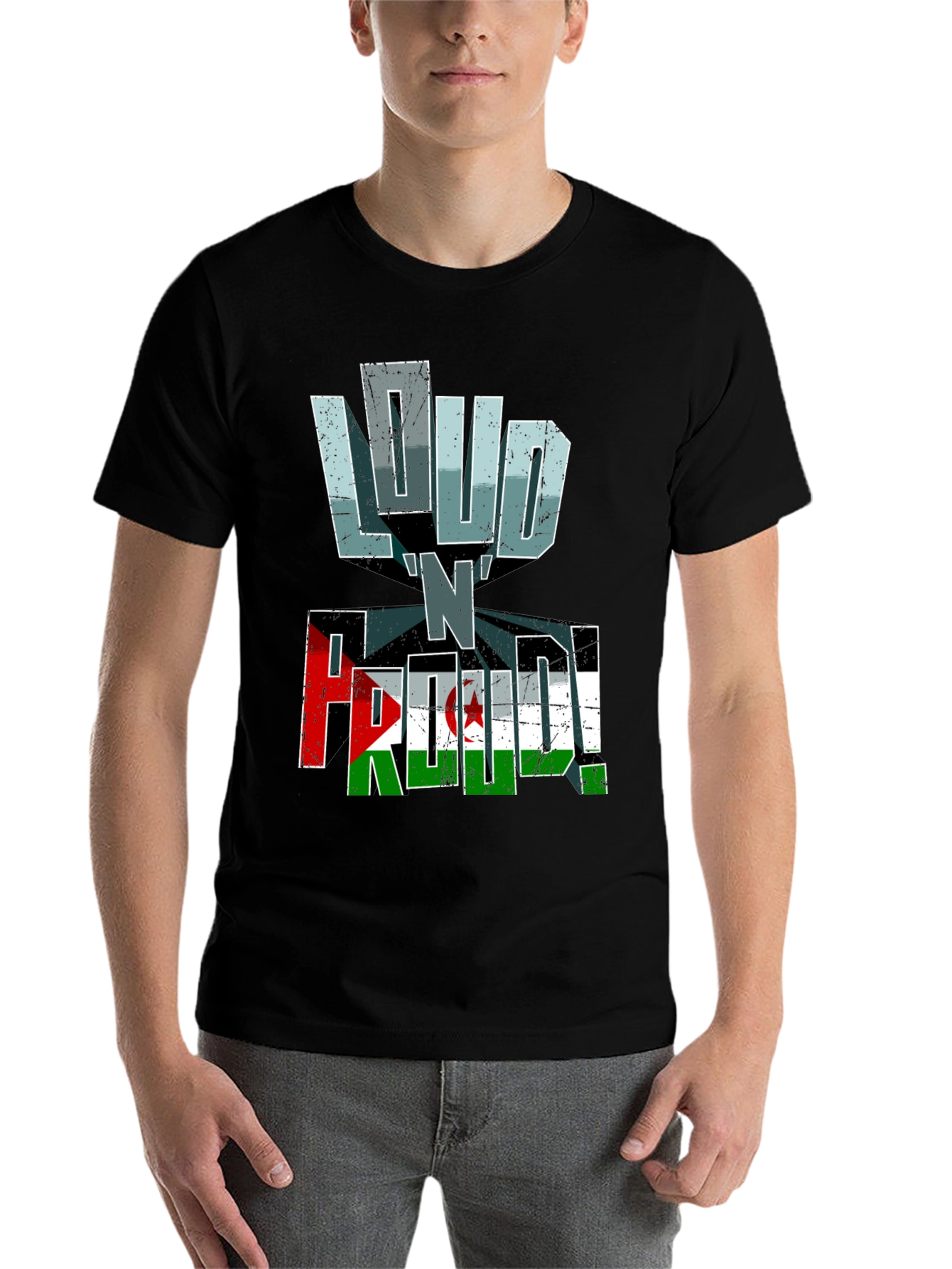 Loud N Proud Western Sahara Flag T-Shirt