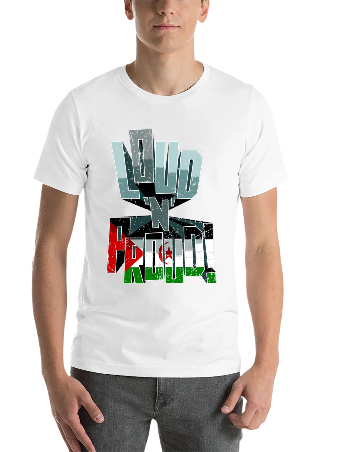 Loud N Proud Western Sahara Flag T-Shirt