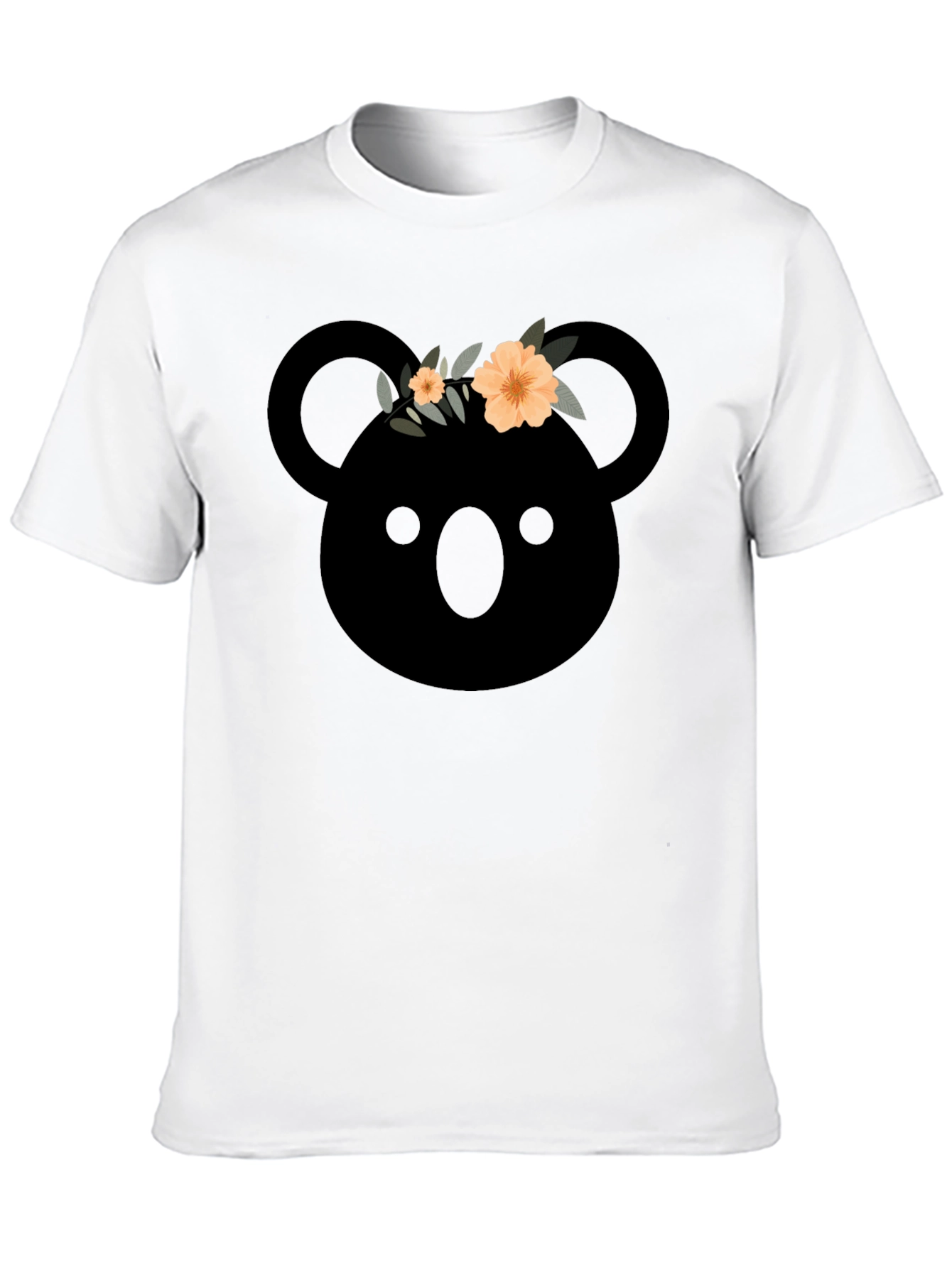 Koala with Flower Crown Graphic T-Shirt
