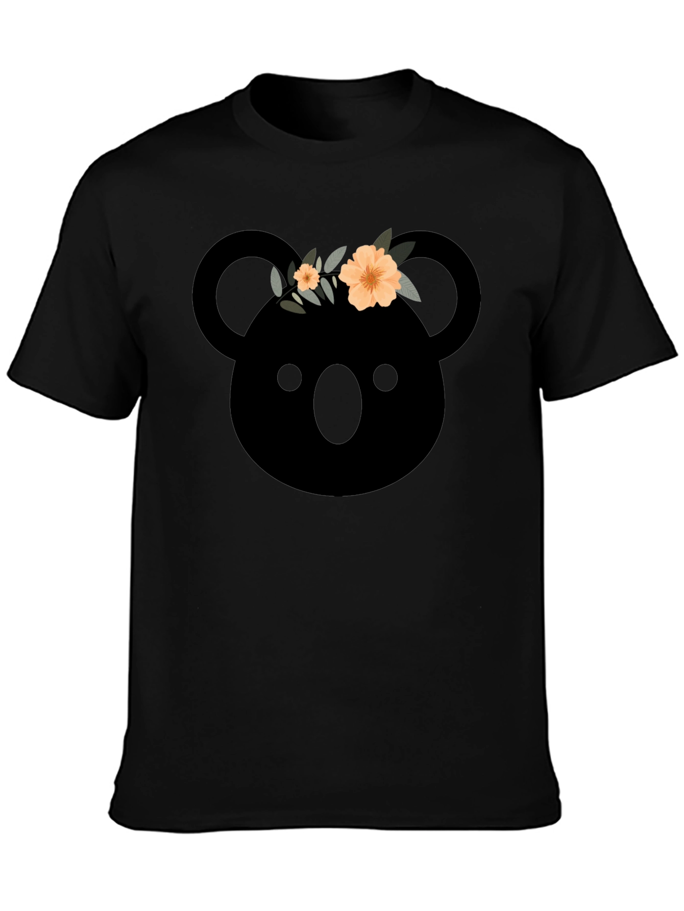 Koala with Flower Crown Graphic T-Shirt