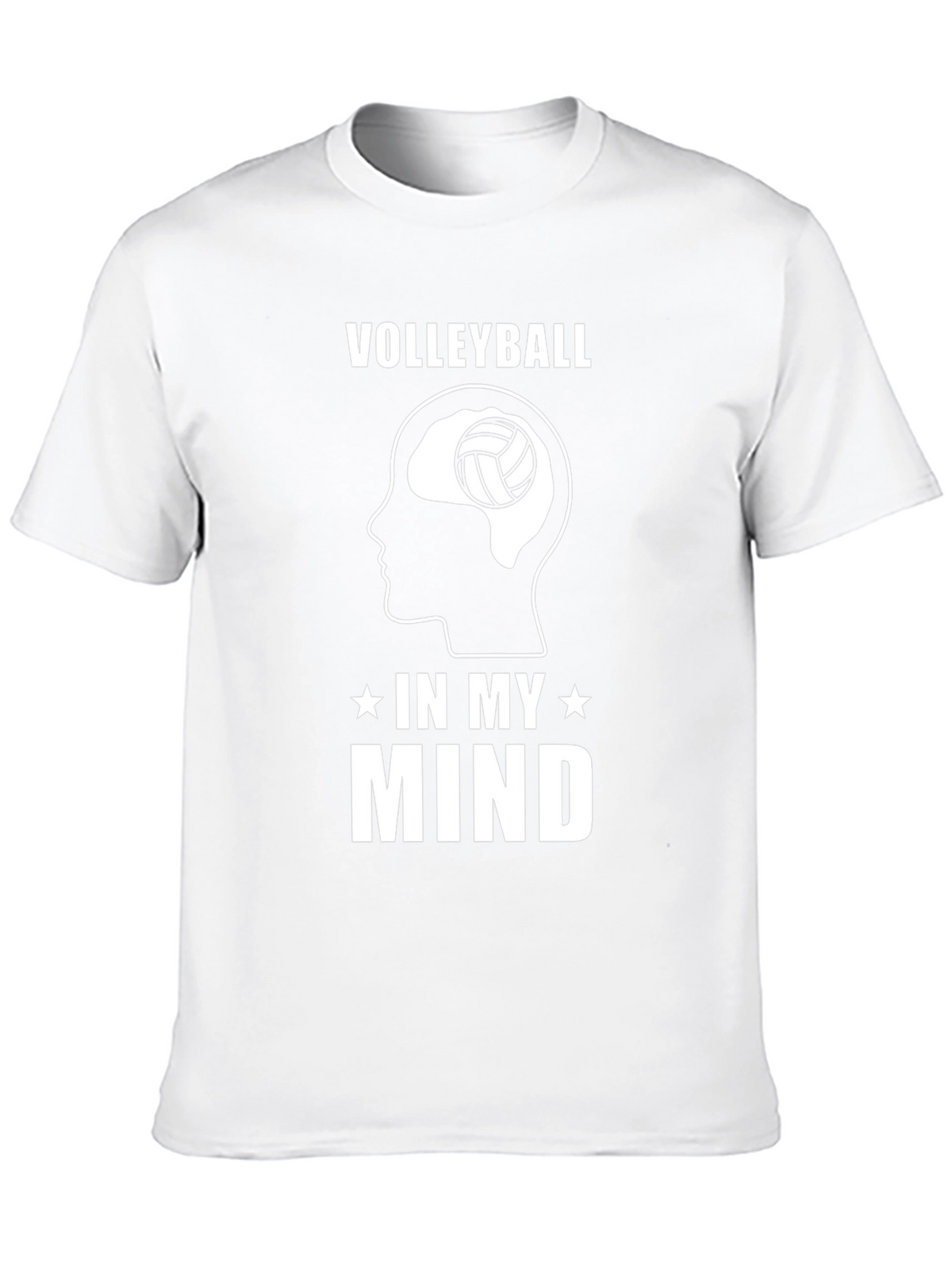 Volleyball In My Mind Graphic T-Shirt