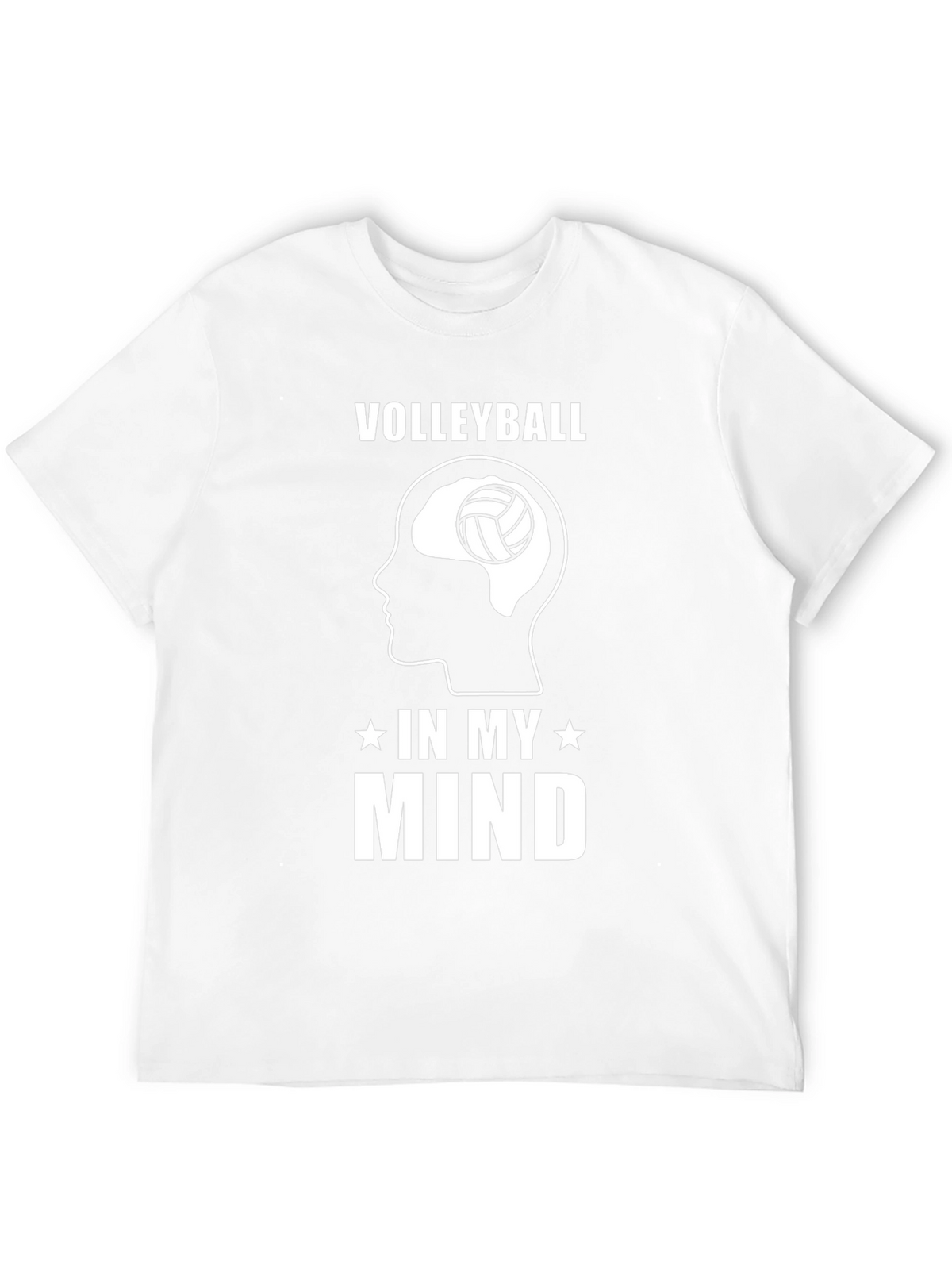 Volleyball In My Mind Graphic T-Shirt