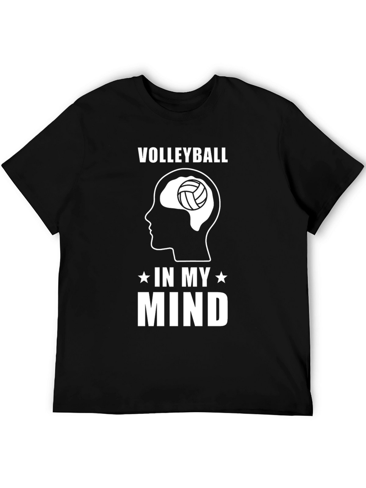 Volleyball In My Mind Graphic T-Shirt