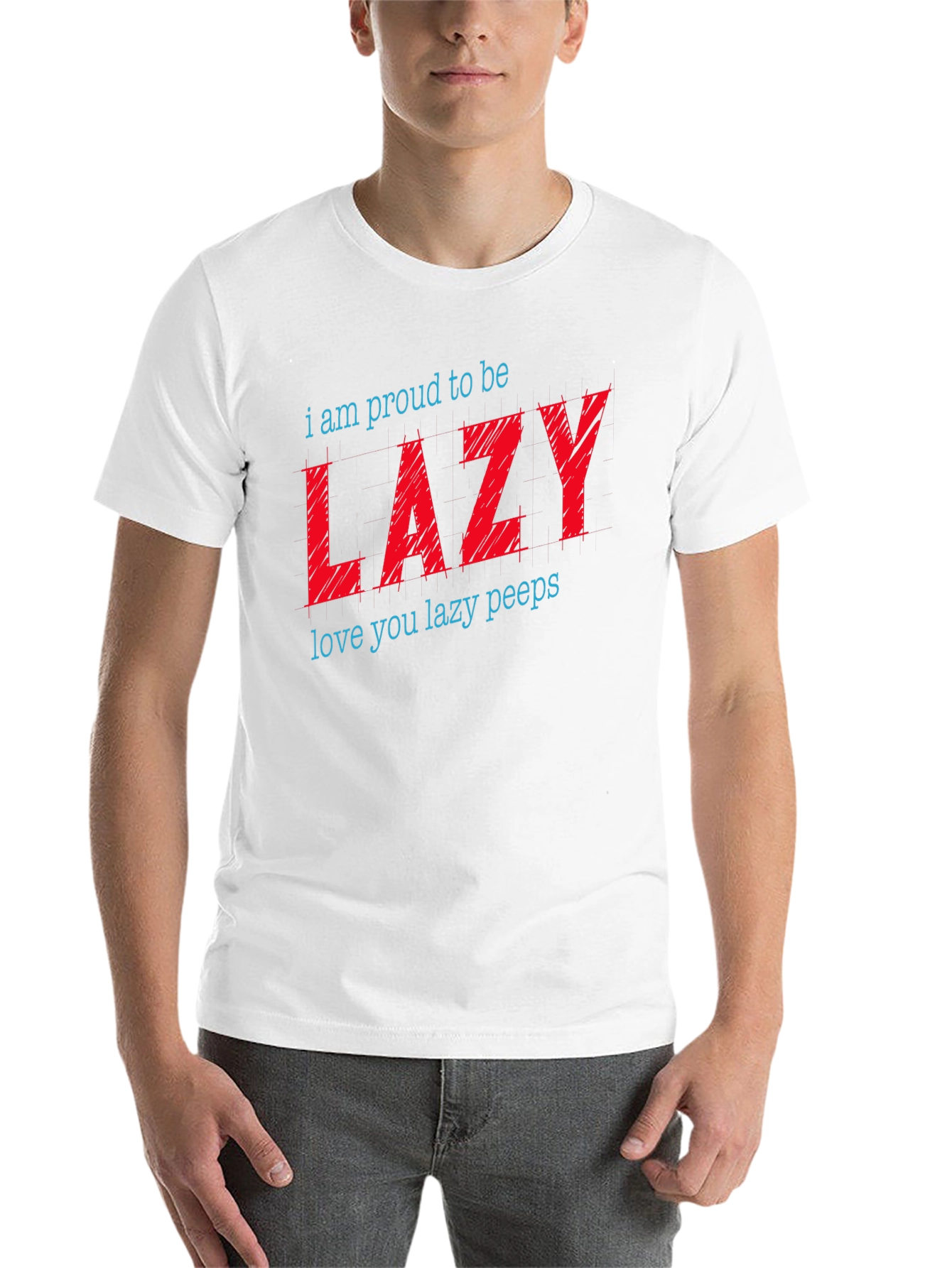 Proud to Be Lazy Graphic T-Shirt