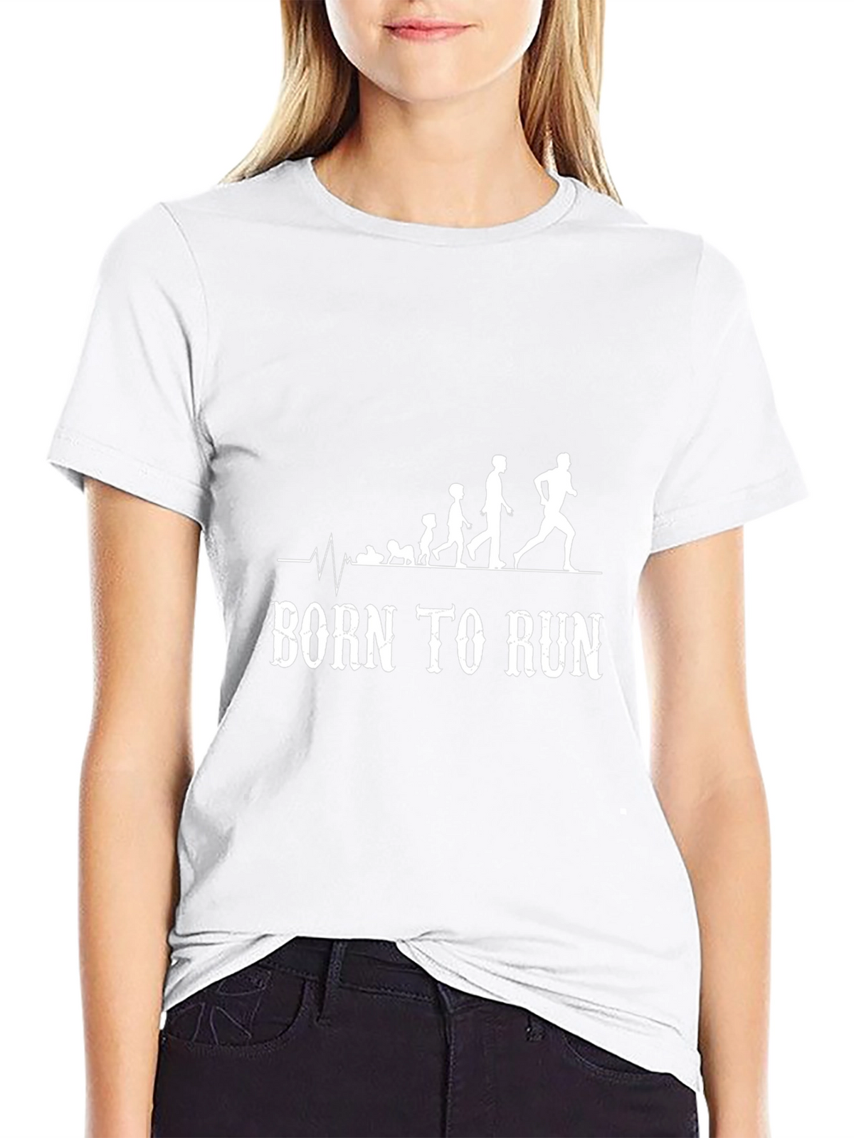 Born To Run Evolution Black T-Shirt