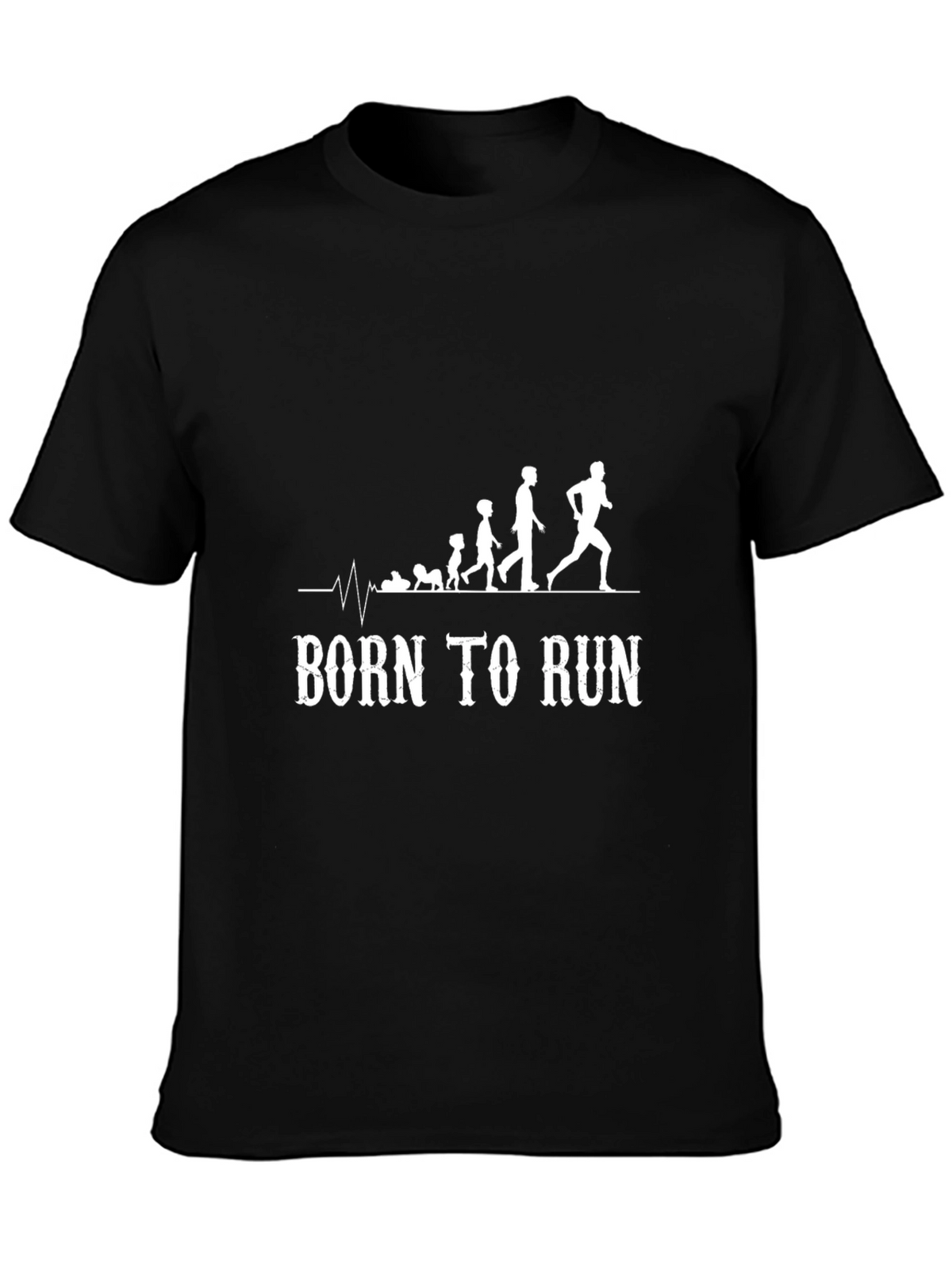 Born To Run Evolution Black T-Shirt