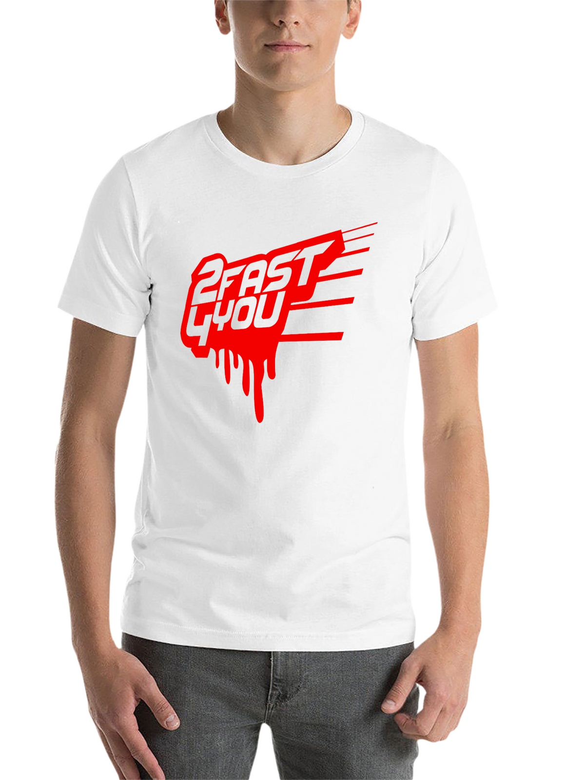 2 Fast 4 You Graphic Tee - Black