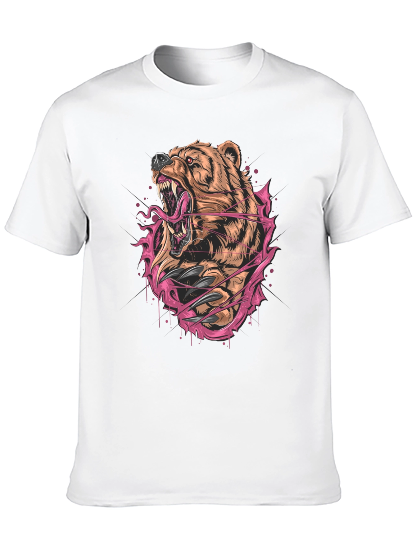 Roaring Bear Graphic Tee - Fierce Style