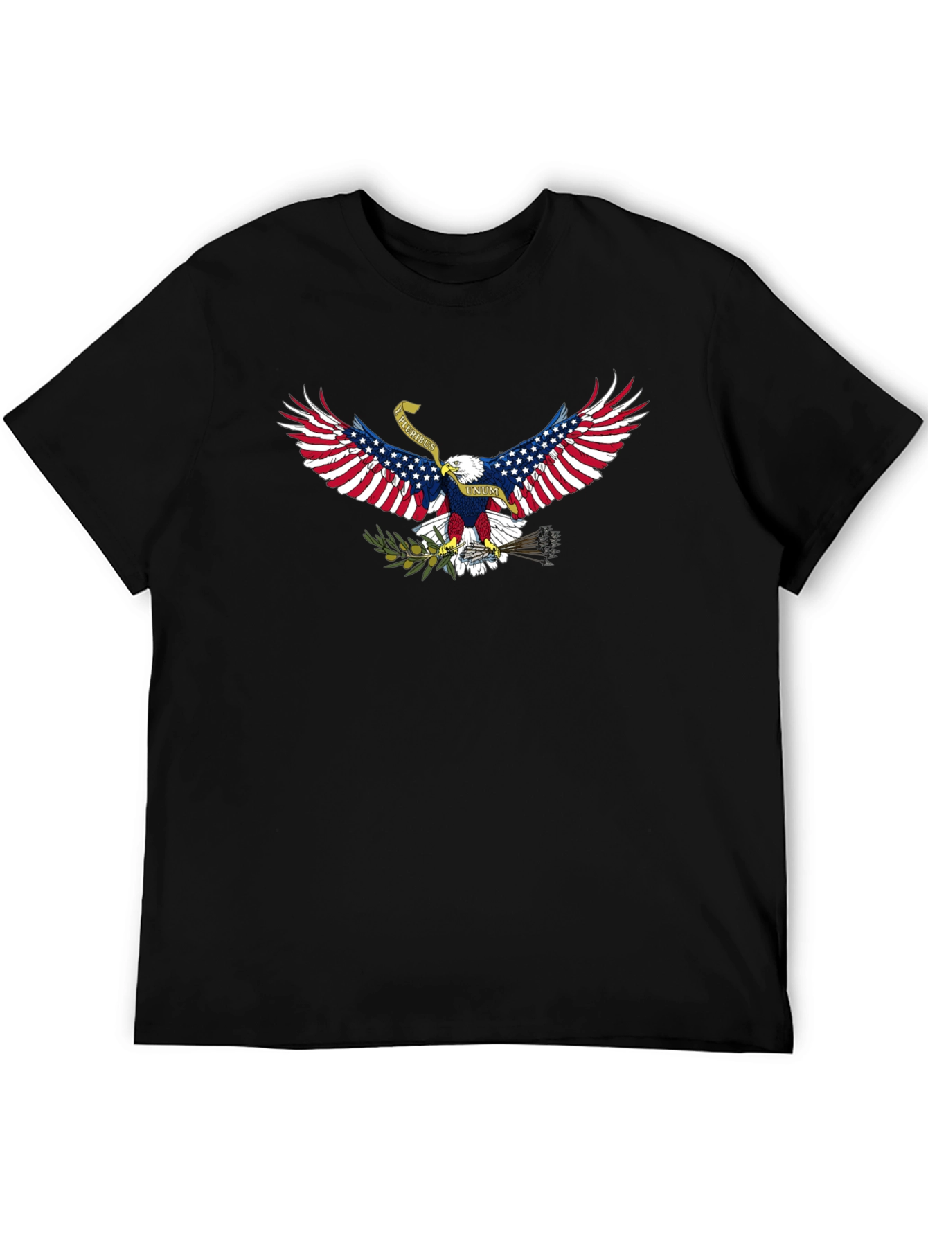 Patriotic Eagle Graphic T-Shirt