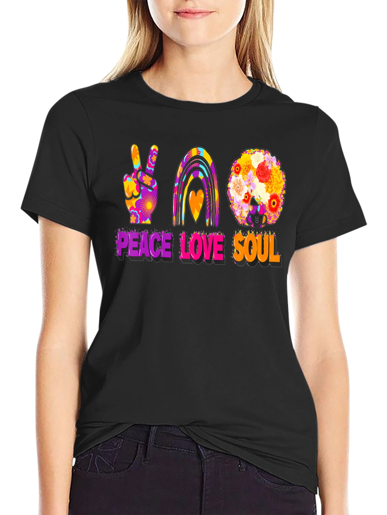 Peace Love Soul Graphic T-Shirt