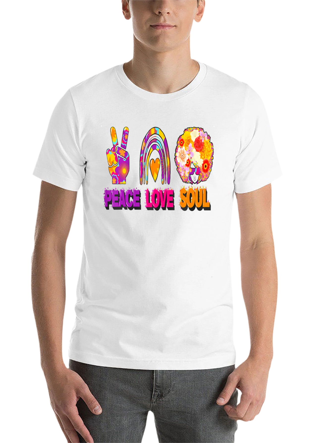 Peace Love Soul Graphic T-Shirt