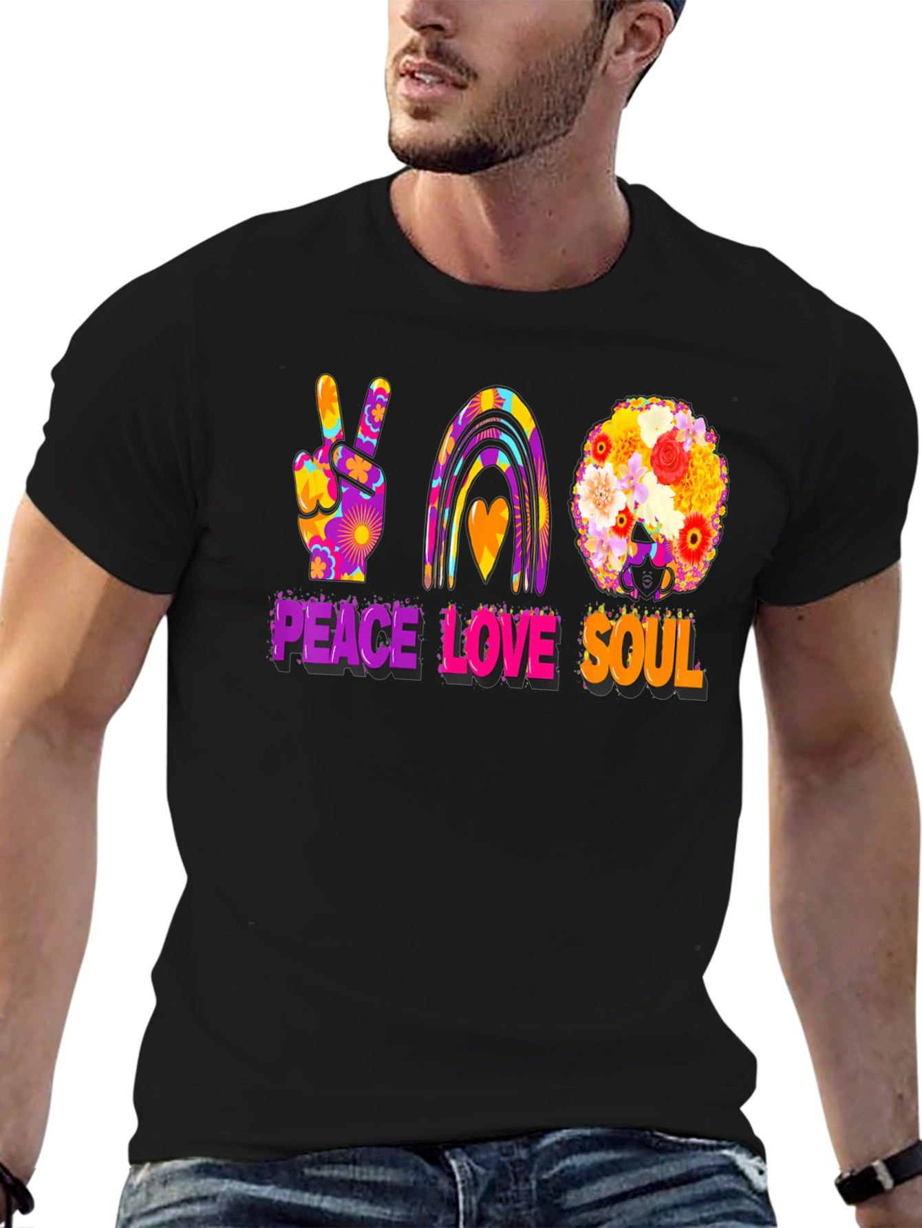 Peace Love Soul Graphic T-Shirt