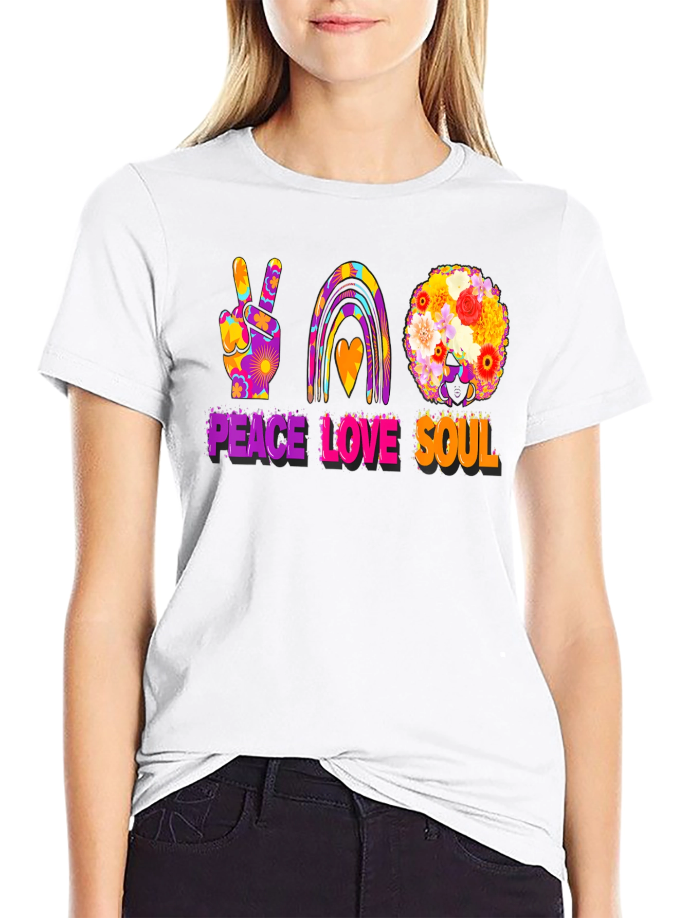 Peace Love Soul Graphic T-Shirt